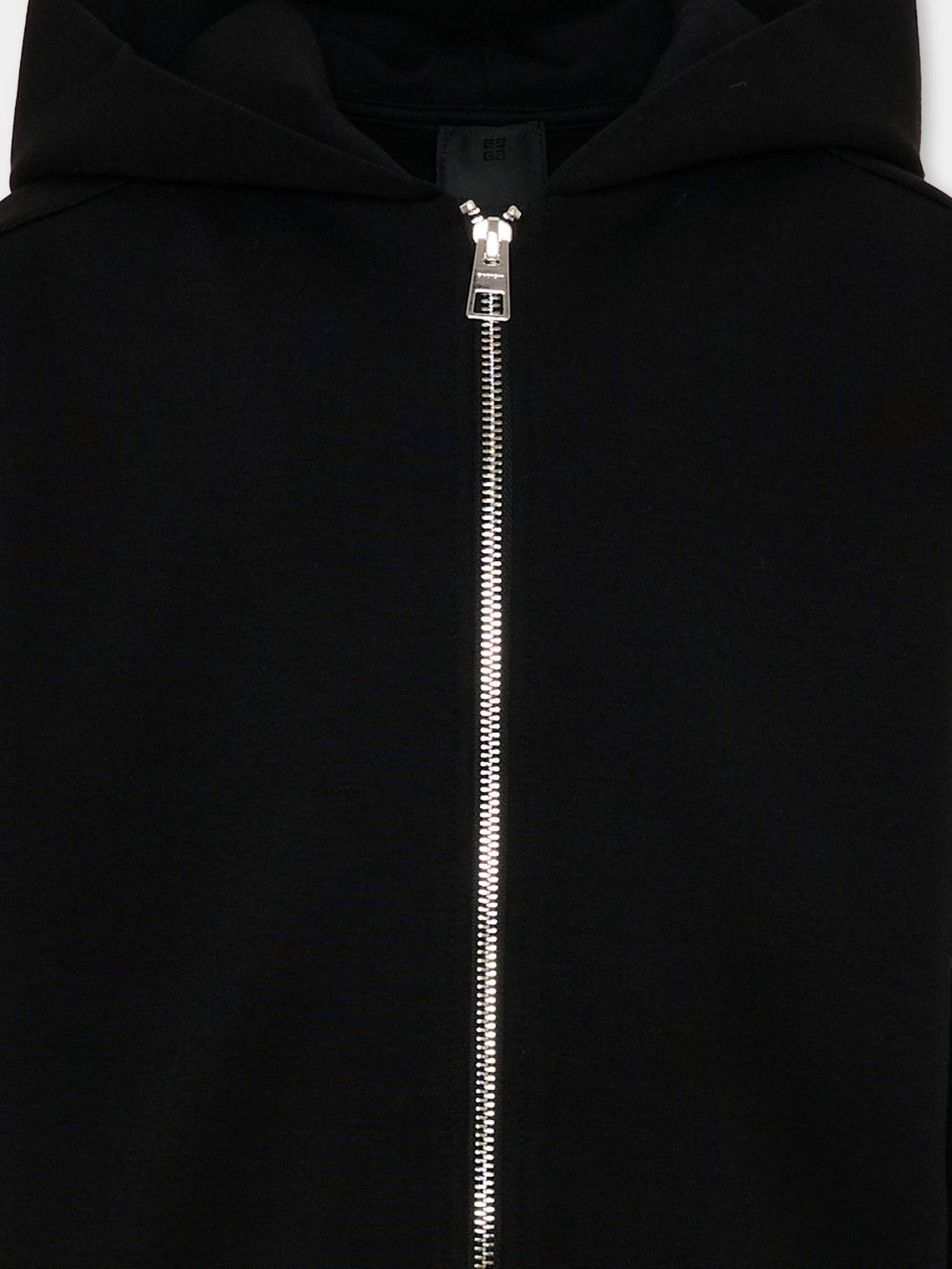 Felpa nera per bambino con logo,Givenchy Kids,H31097 09B