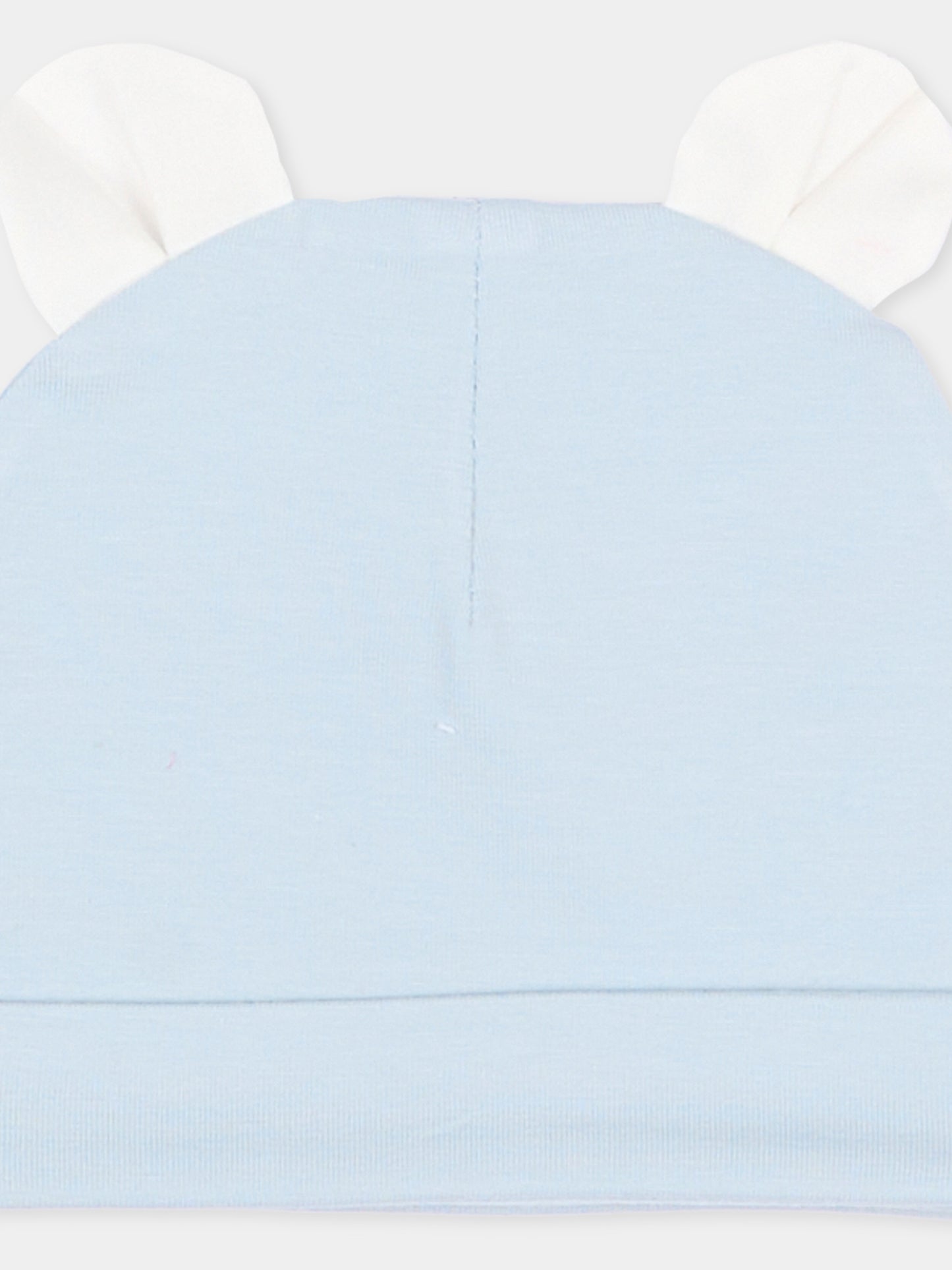Cappello celeste per neonato con orecchie,Gensami,LIGHTHAT-ALP-J LIGHT BLUE