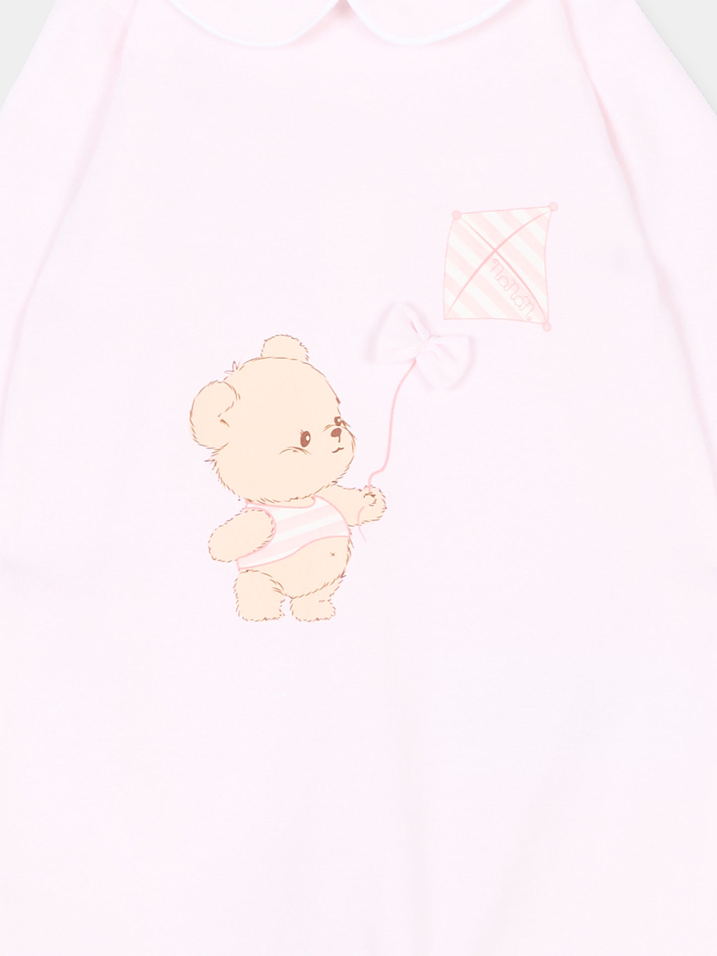 Tutina rosa per neonata con orsetto,Nanán,E26010R