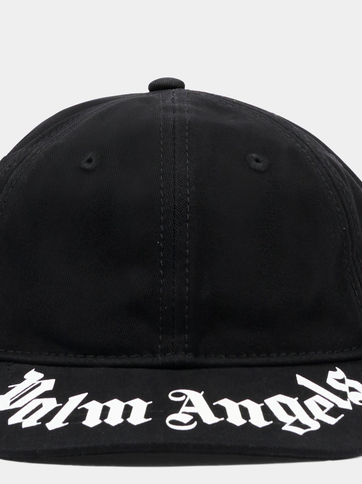 Cappello nero per bambini con logo,Palm Angels,PBLB002S26FAB001 110