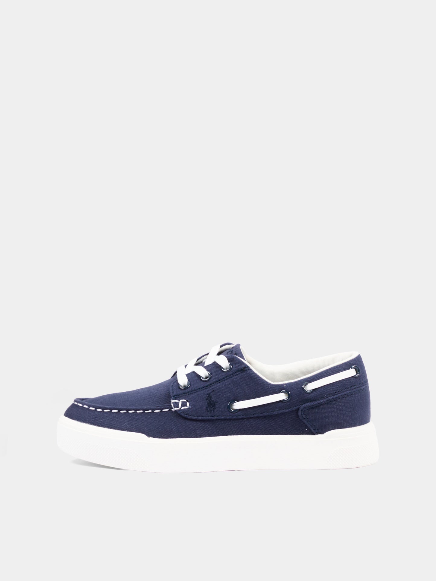 Mocassini blu per bambino con Polo Pony,Ralph Lauren Kids,RL04220410