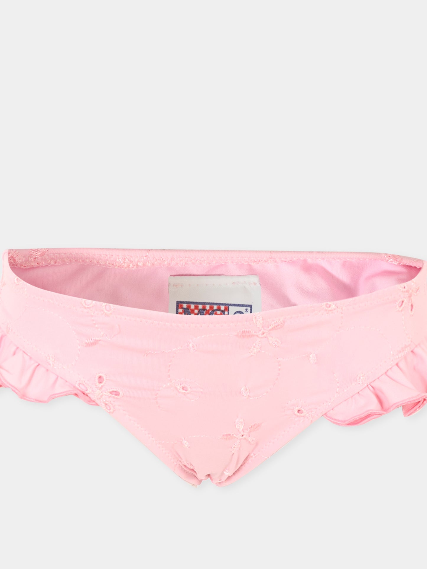 Slip mare rosa per bambina con patch,Mc2 Saint Barth,KELL001 01217H