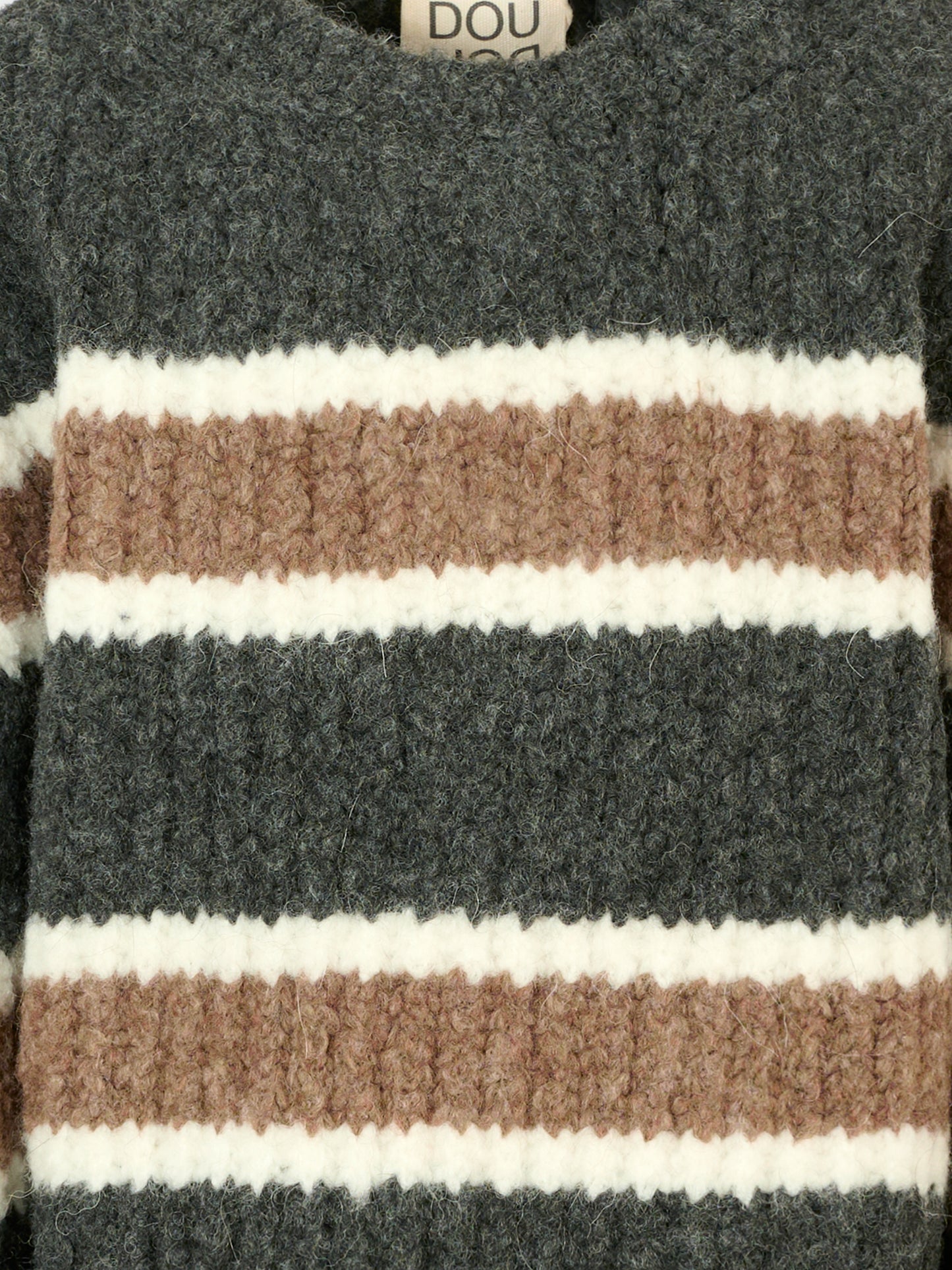 Maglione grigio per bambina,Douuod Kids,DT9P30 W0137 808BG