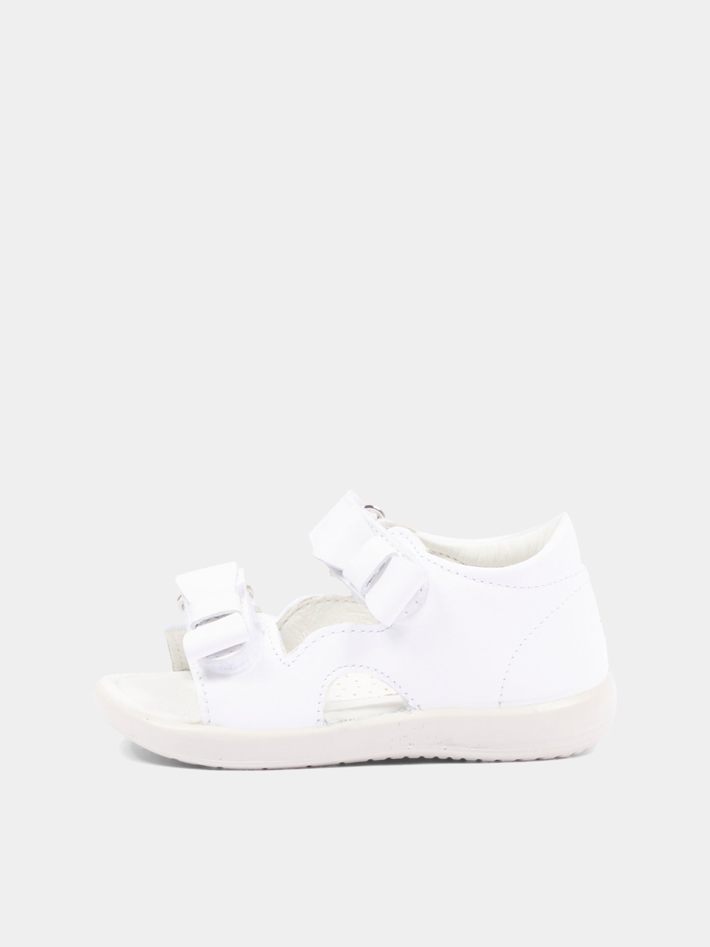 Sandali bianchi Feila per bambina con fiocchi,Falcotto,001 1501151 01 0N01