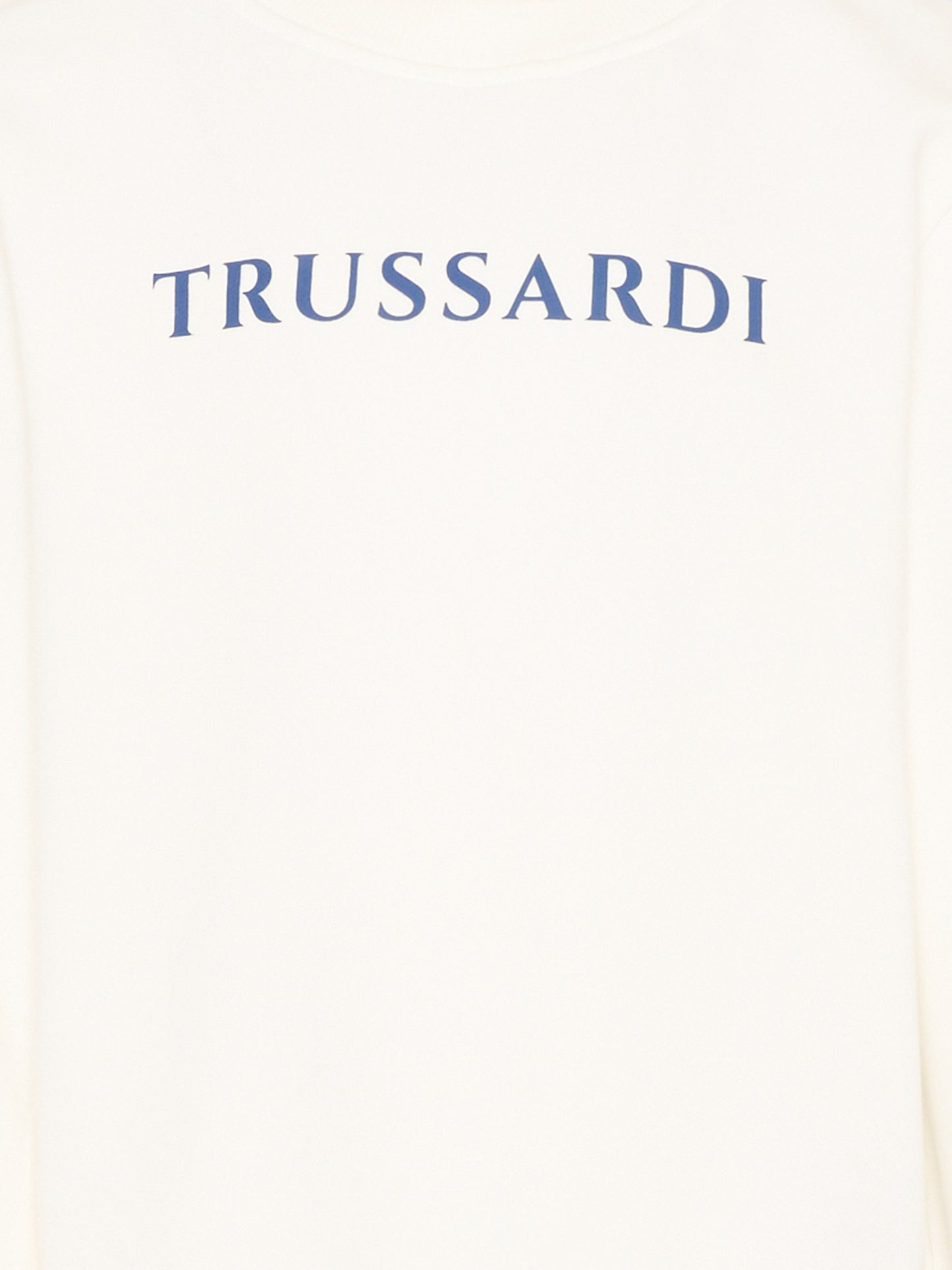Felpa avorio per bambino con logo,Trussardi Junior,TBP26013FE OFF-WHITE