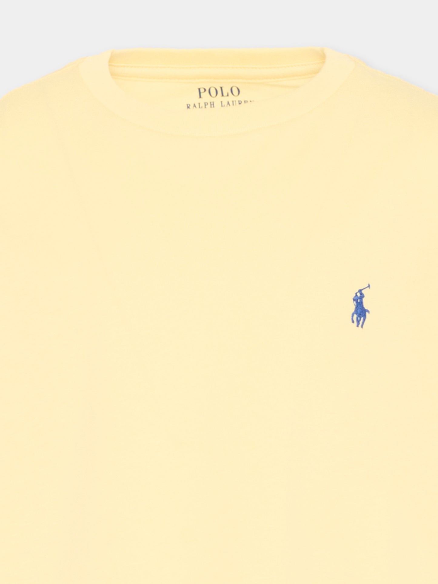 T-shirt gialla per bambini con Polo Pony,Ralph Lauren Kids,832904505