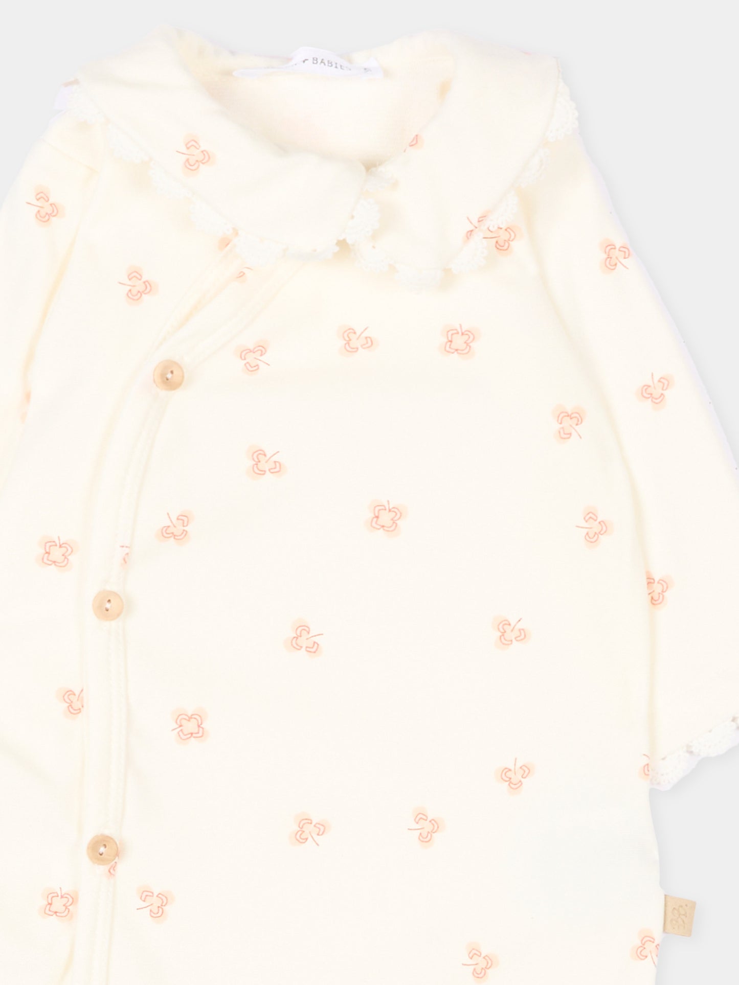 Tutina avorio per neonati Lucky Leaves,Bamboom,1134TE00074 LUCKY LEAVES