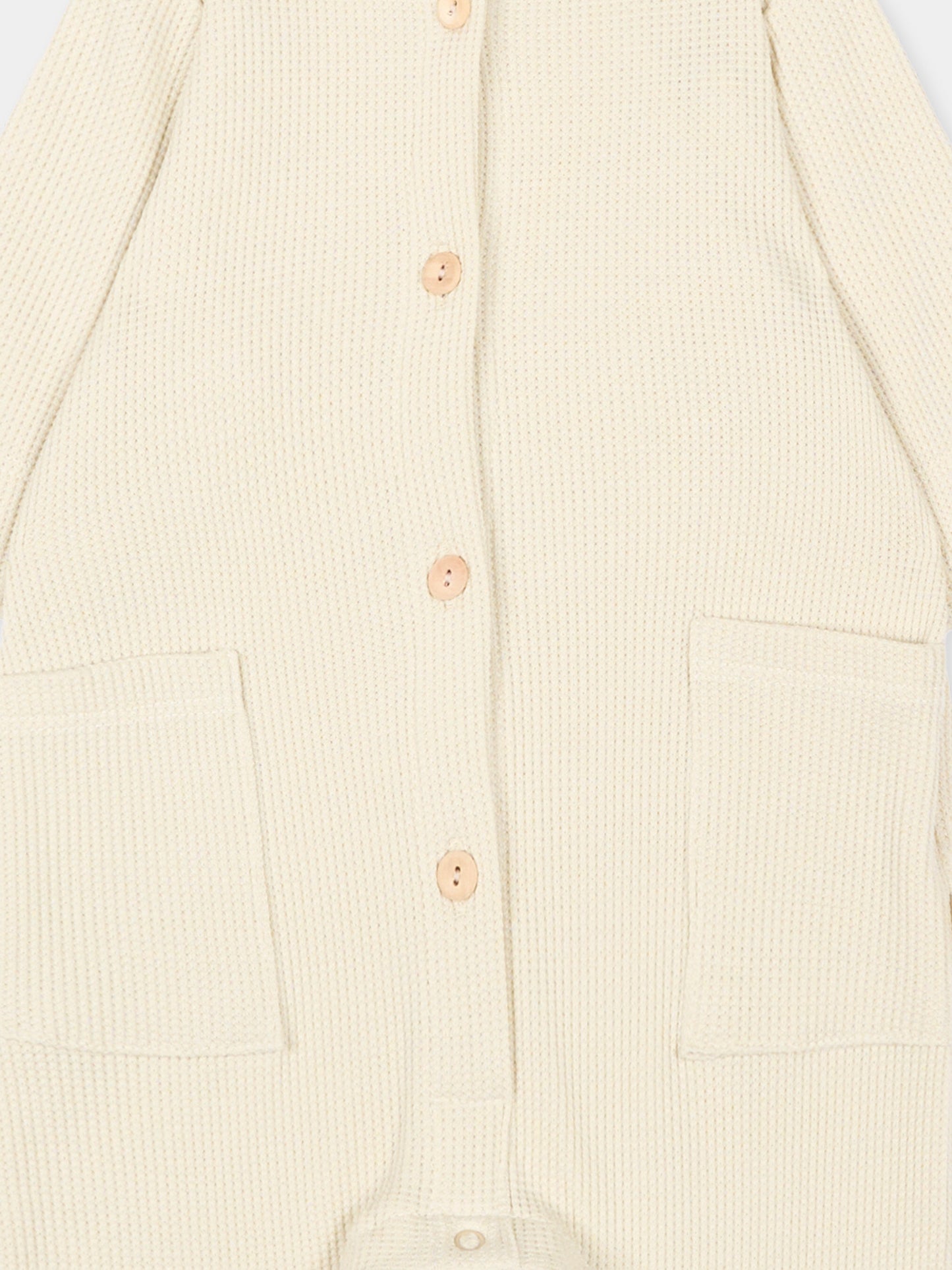 Tutina beige per neonati,Bamboom,1156TE00072 ALMOND CREAM