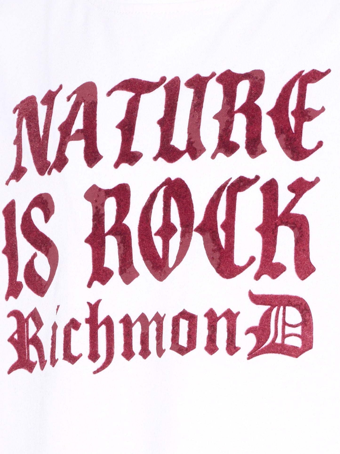 T-shirt bianca per bambina con logo,Richmond,RGA25115TS WHITE