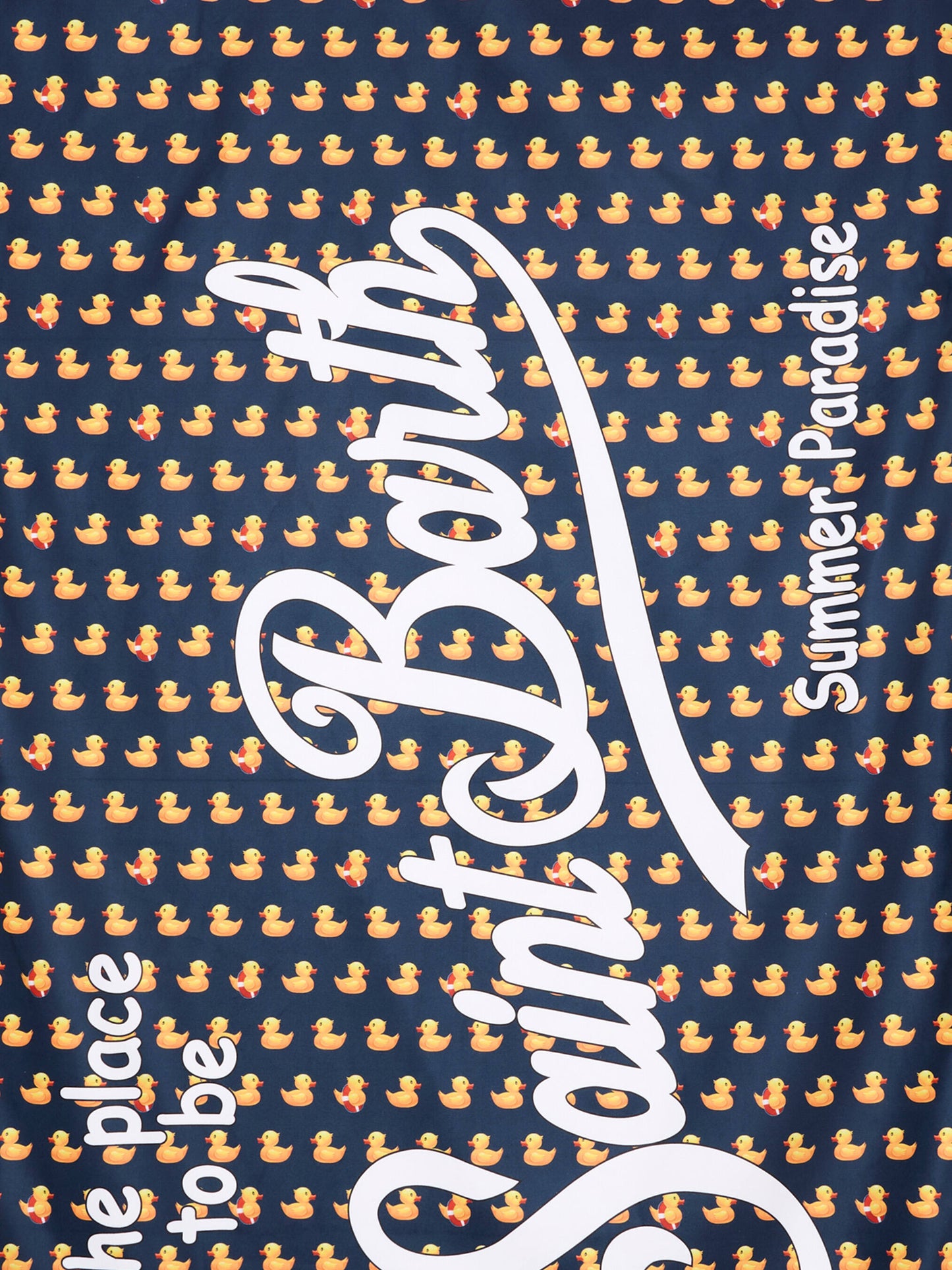 Telo mare blu Aidan per bambino con paperelle,Mc2 Saint Barth,AID0001 03152L