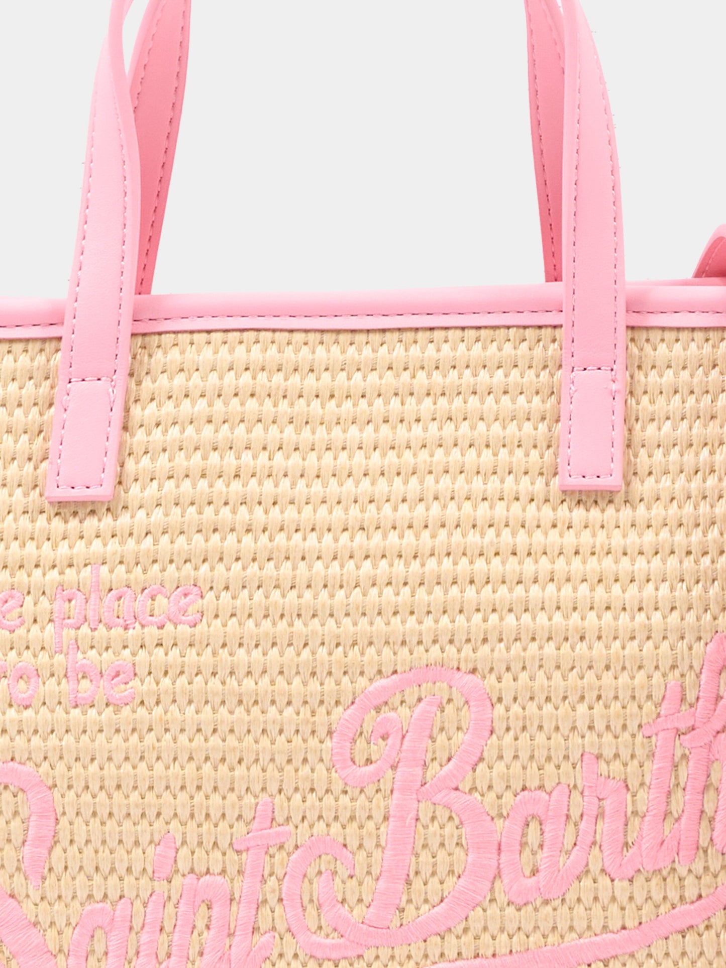 Borsa mare beige Vivian Mid Straw per bambina,Mc2 Saint Barth,VVID001 00415L