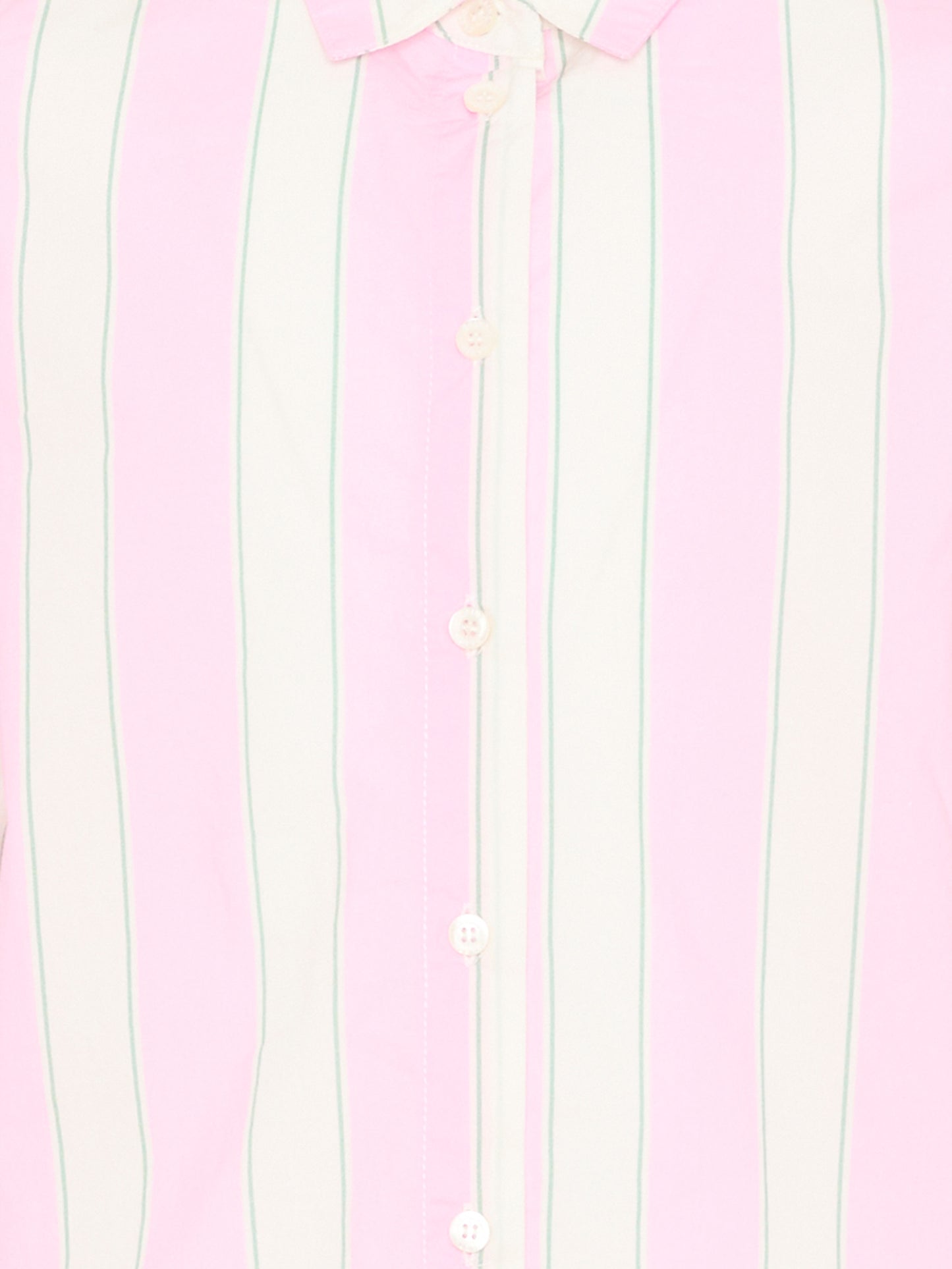 Camicia rosa Mini Brigitte per bambina a righe,Mc2 Saint Barth,BRIG003 00897L