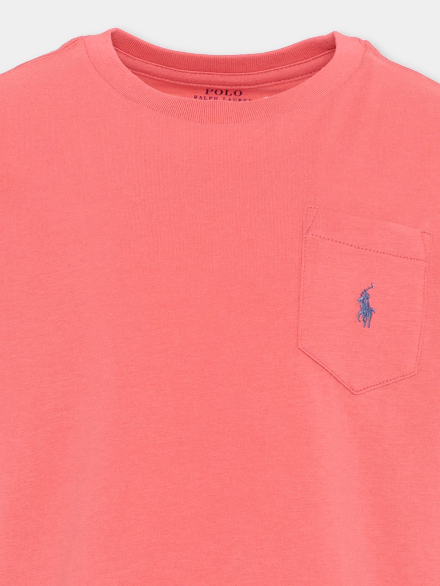 T-Shirt rosa per bambina con Pony,Ralph Lauren Kids,970333505