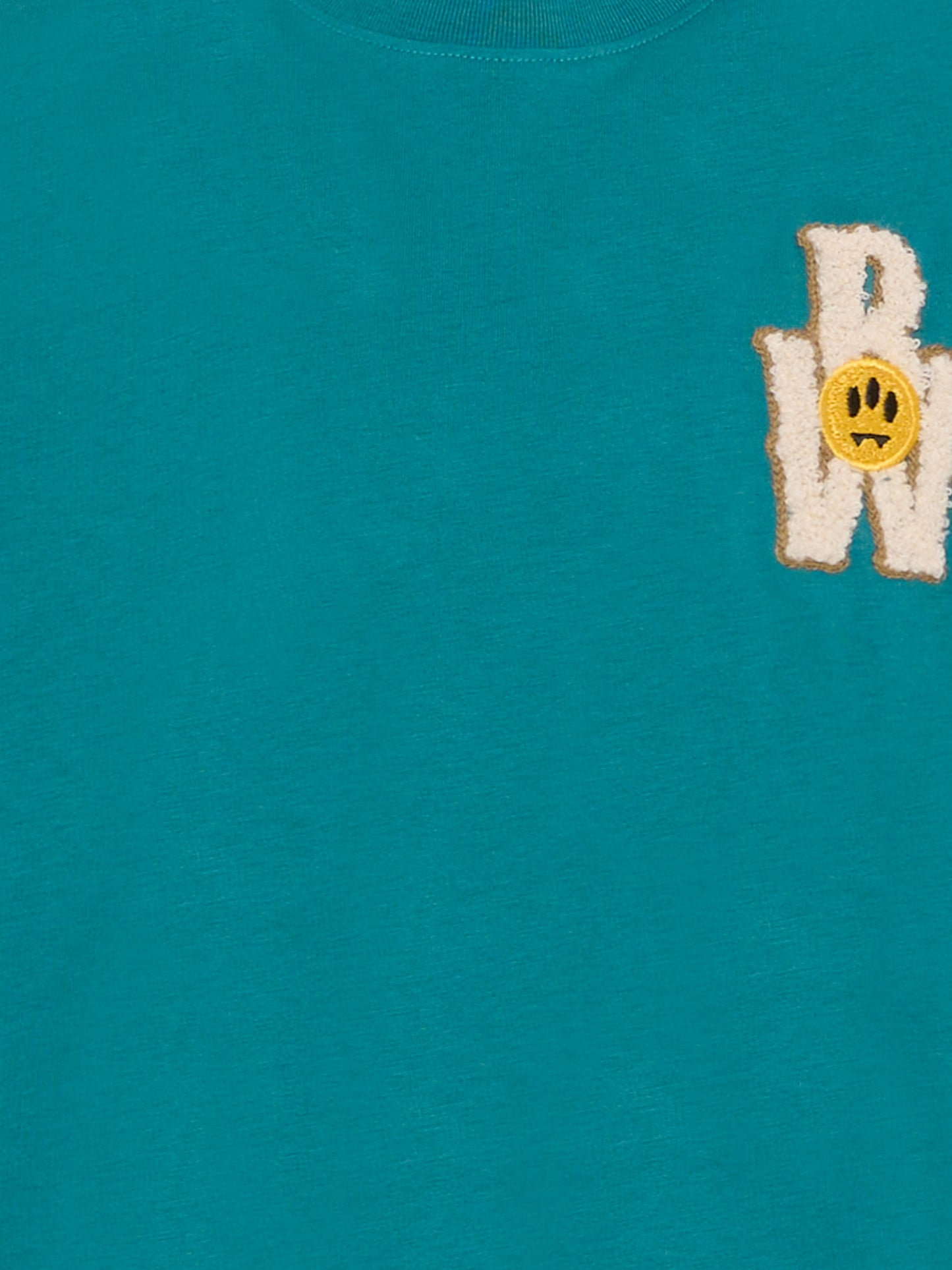 T-shirt verde per bambini con stampa Bear Baseball,Barrow,F5BKJUTH083 309