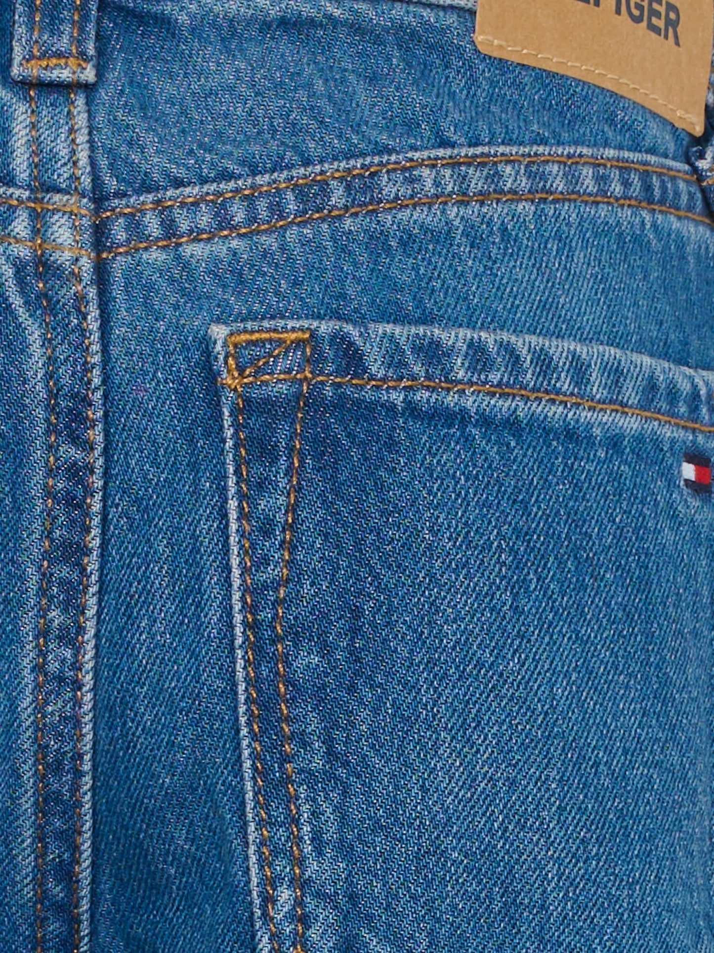 Jeans denim per bambini con bandierina,Tommy Hilfiger Junior,KB0KB09925 1CF