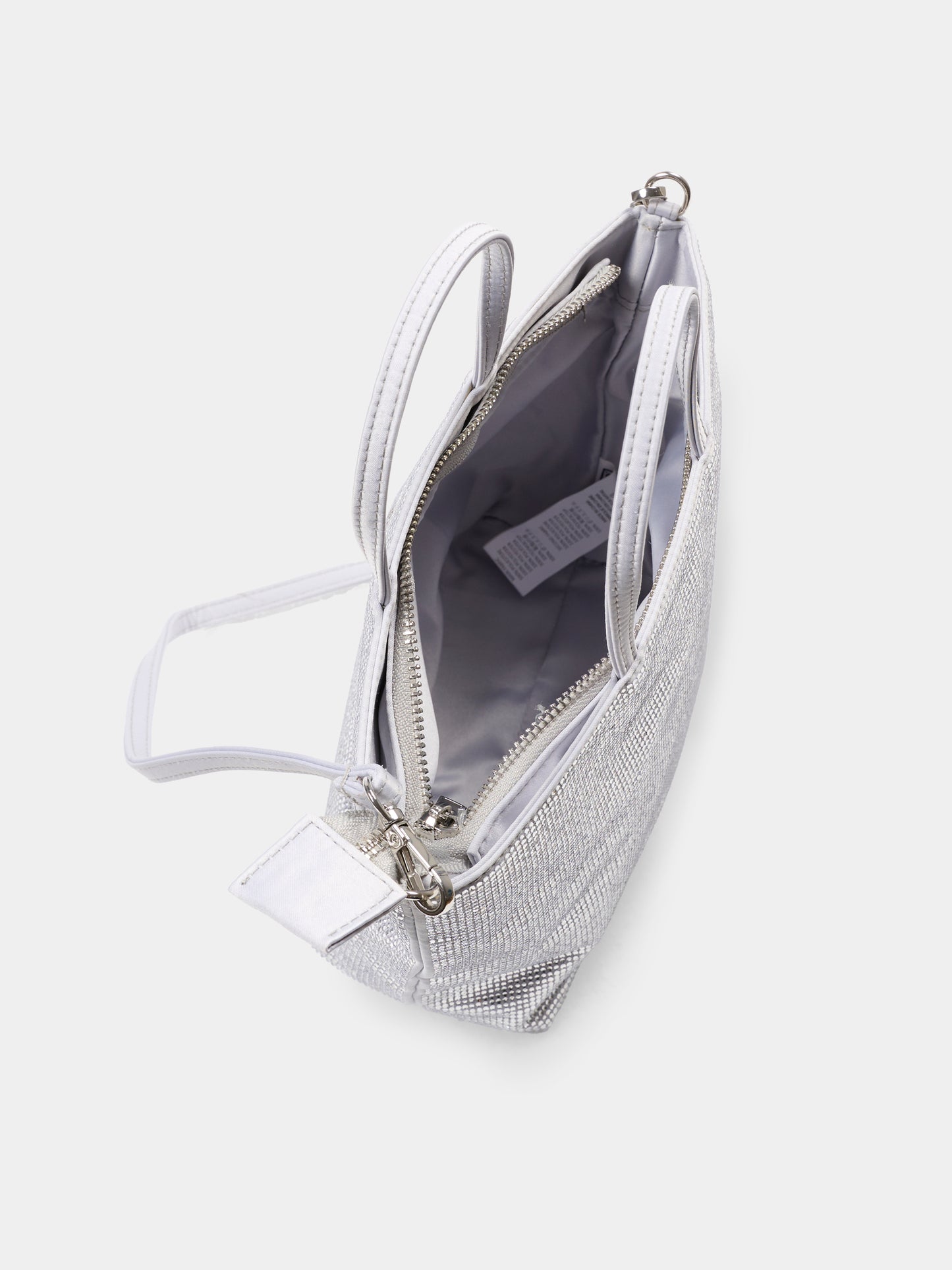 Borsa argento per bambina con strass,Mc2 Saint Barth,SBM0001 01443G