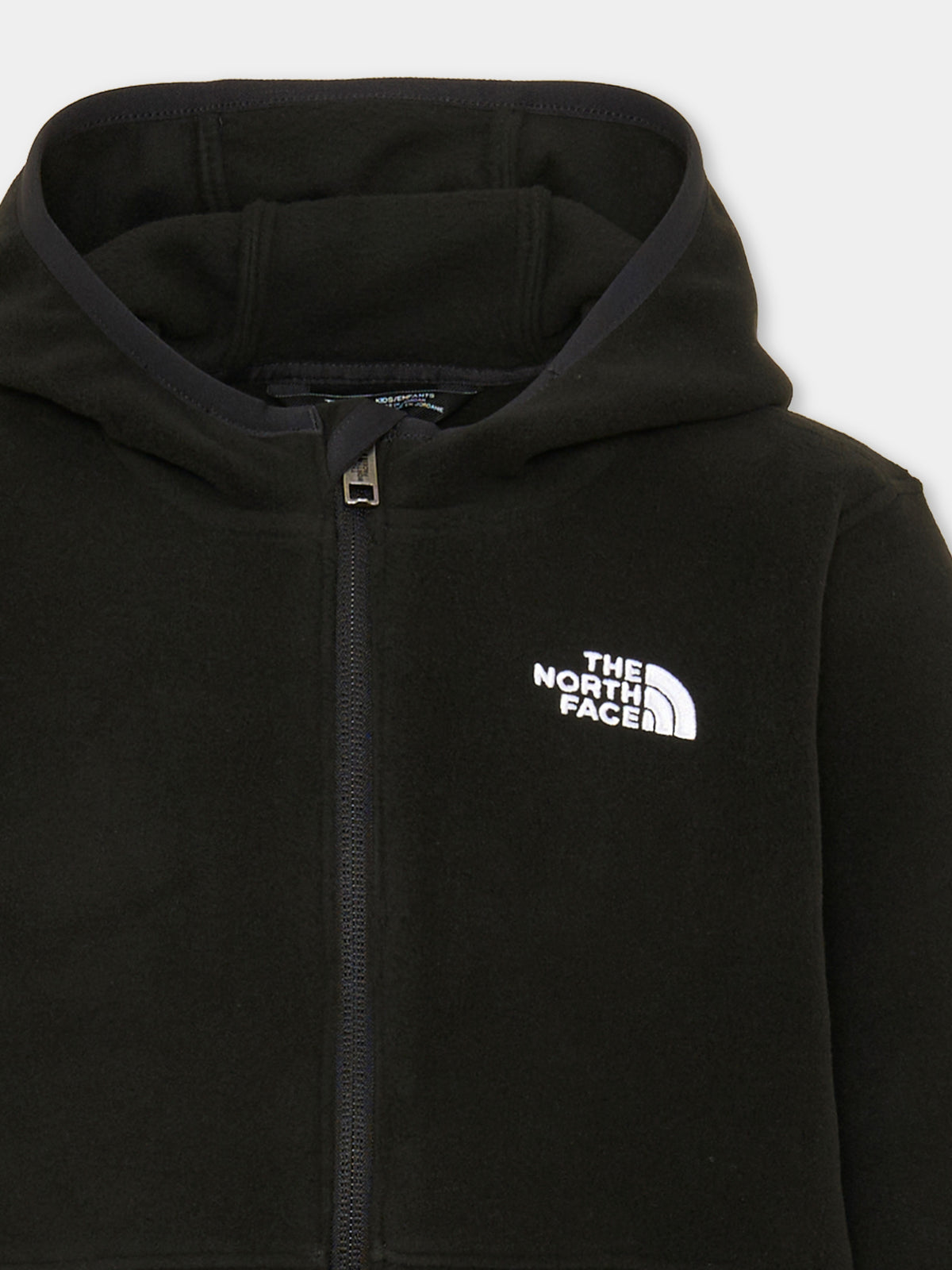 Felpa con cappuccio nera con logo per bambini,The North Face Kids,NF0A8CVHJK31