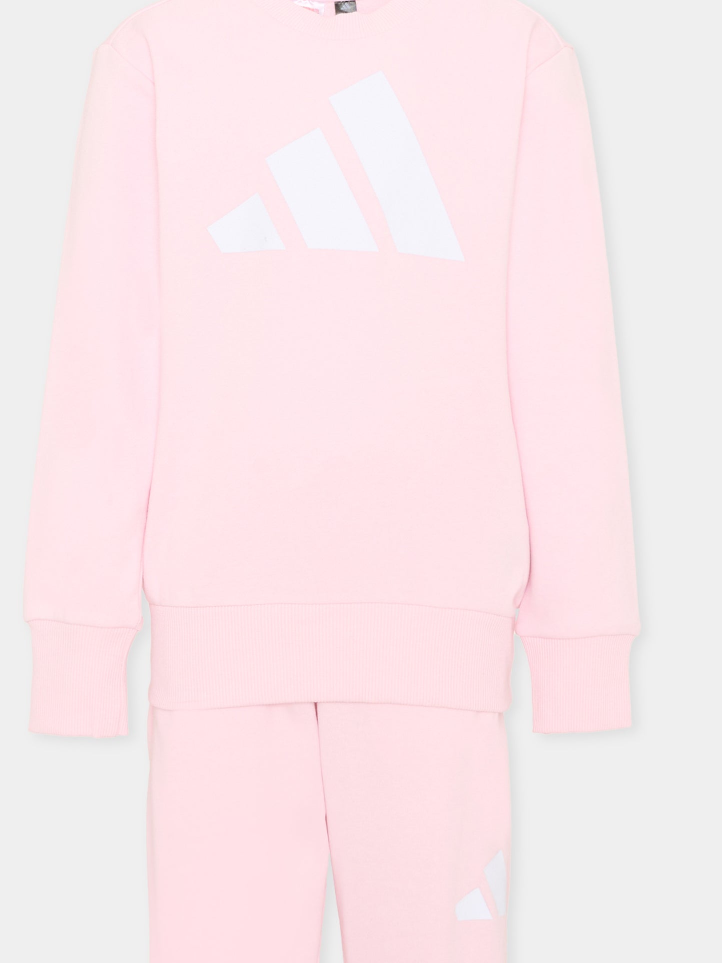 Completo sportivo rosa per bambina con logo,Adidas,KD6053