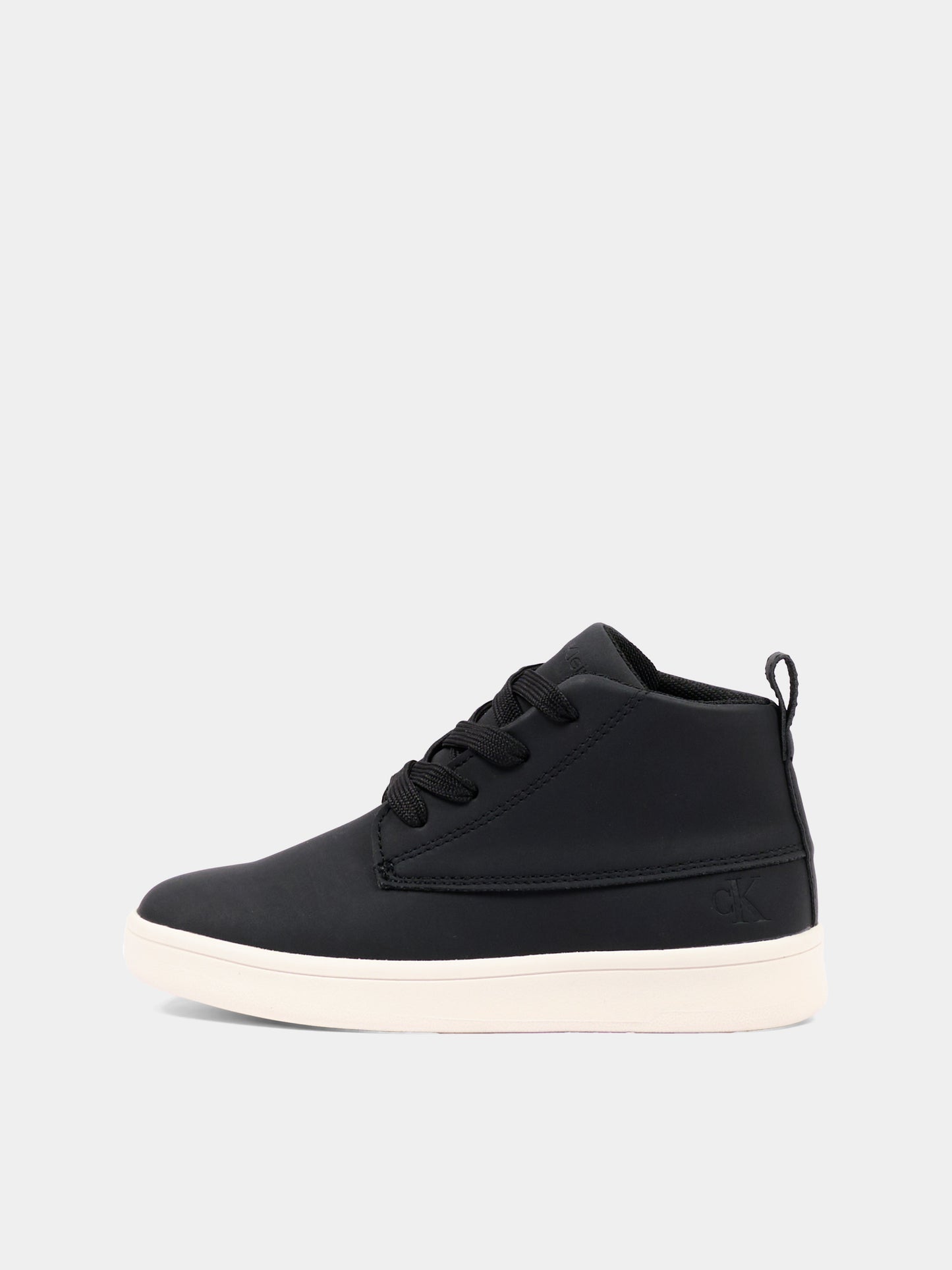 Sneakers alte nere per bambino,Calvin Klein Kids,V3X4 83458 0315999
