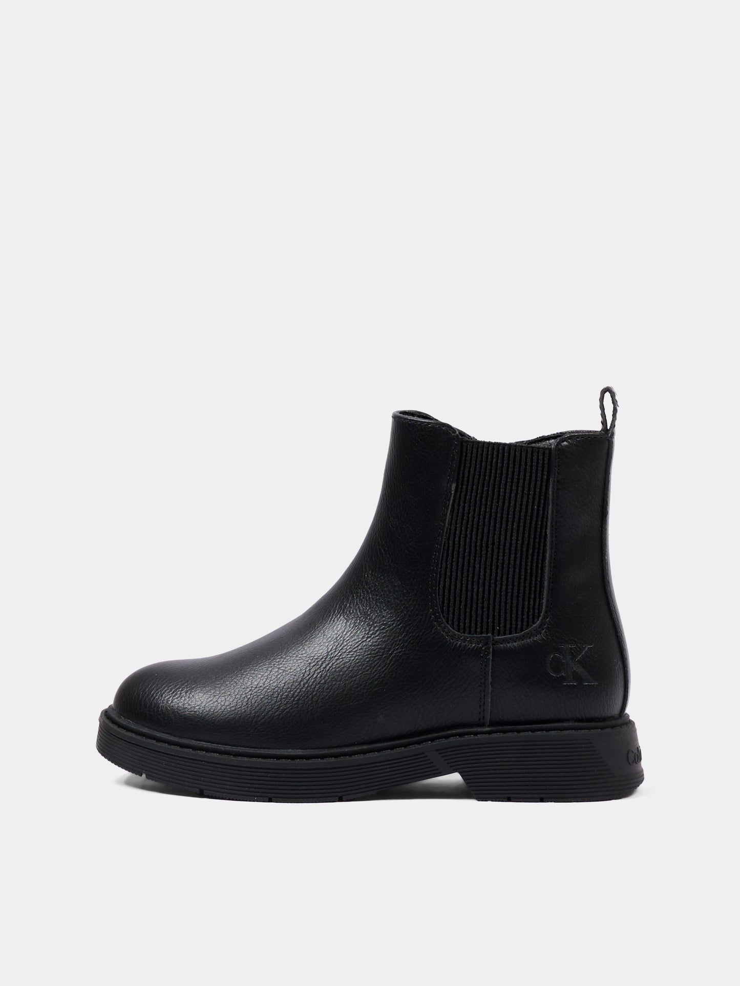 Stivaletti nero per bambino con logo,Calvin Klein Kids,V3X5 83498 1355999