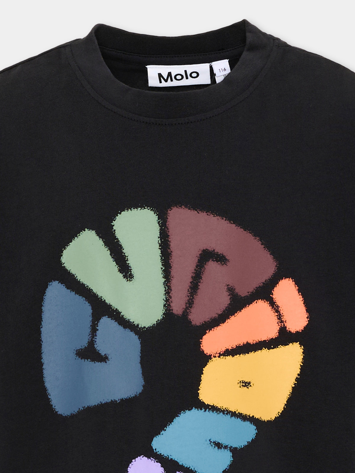 T-shirt nera Rodney per bambino,Molo,1W26A216 2254