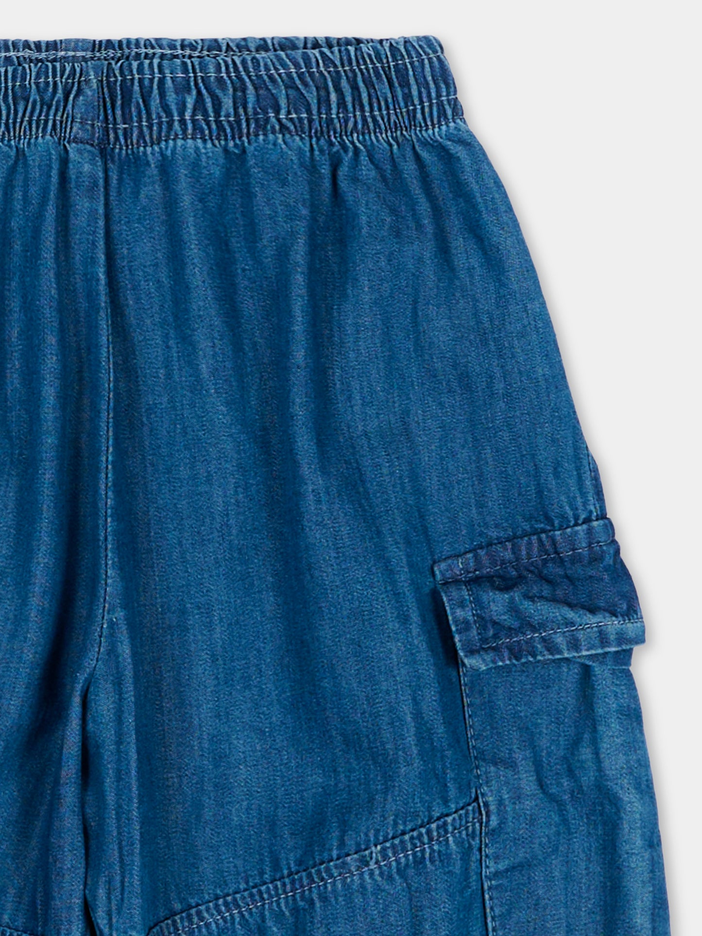 Jeans denim Cargo Sae blu per neonato,Molo,6W26I124 8074