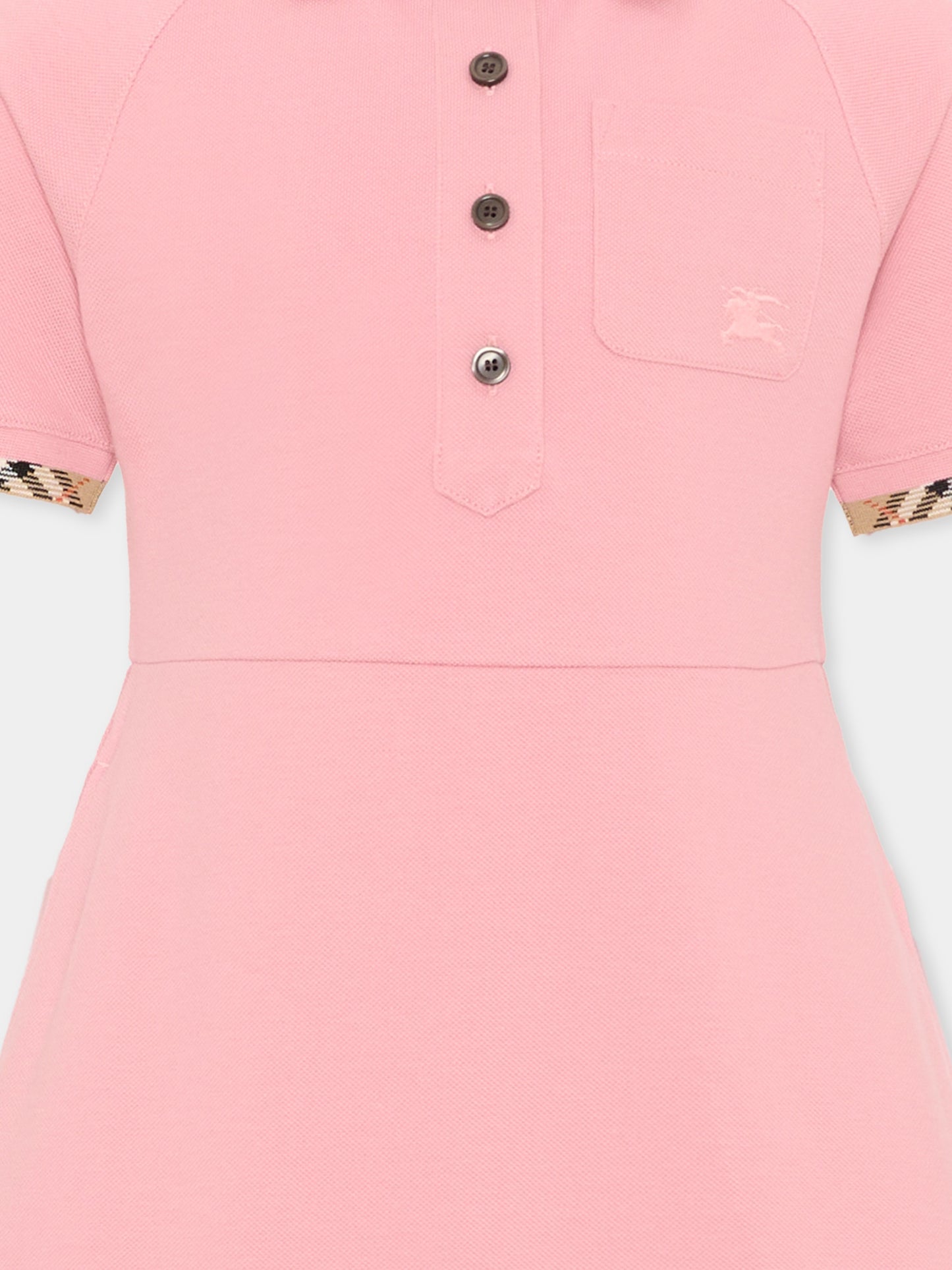 Vestito rosa per bambina con cavaliere equestre,Burberry Kids,8130116 C4159