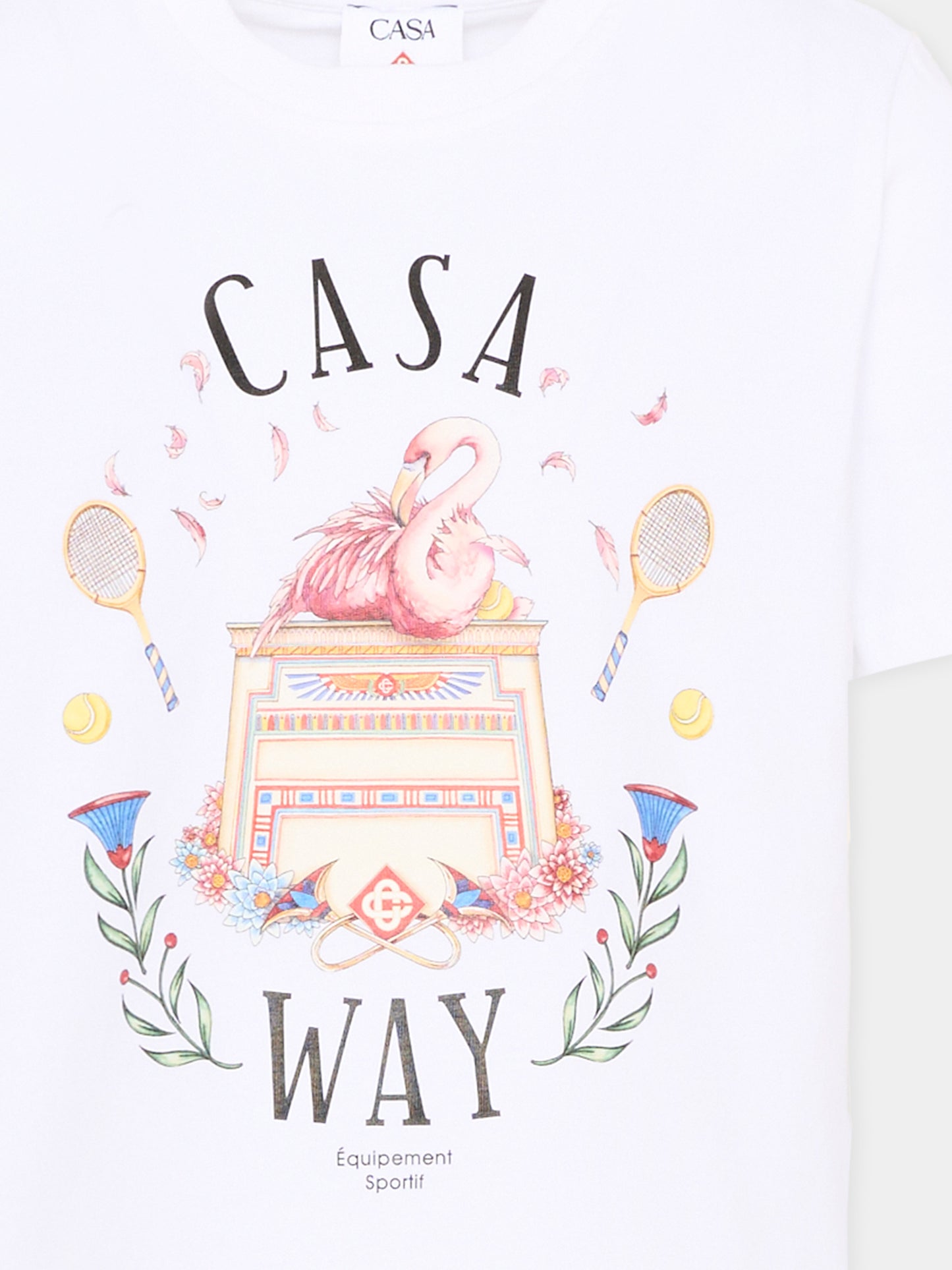 T-Shirt bianca Casa Way per bambini