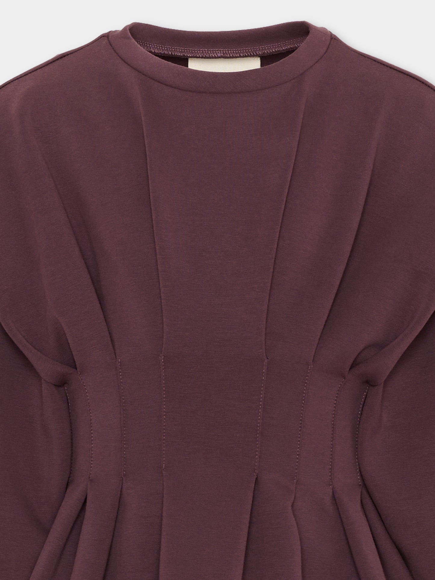 Vestito viola per bambina,Douuod Kids,DZ1A60 Z3728 558