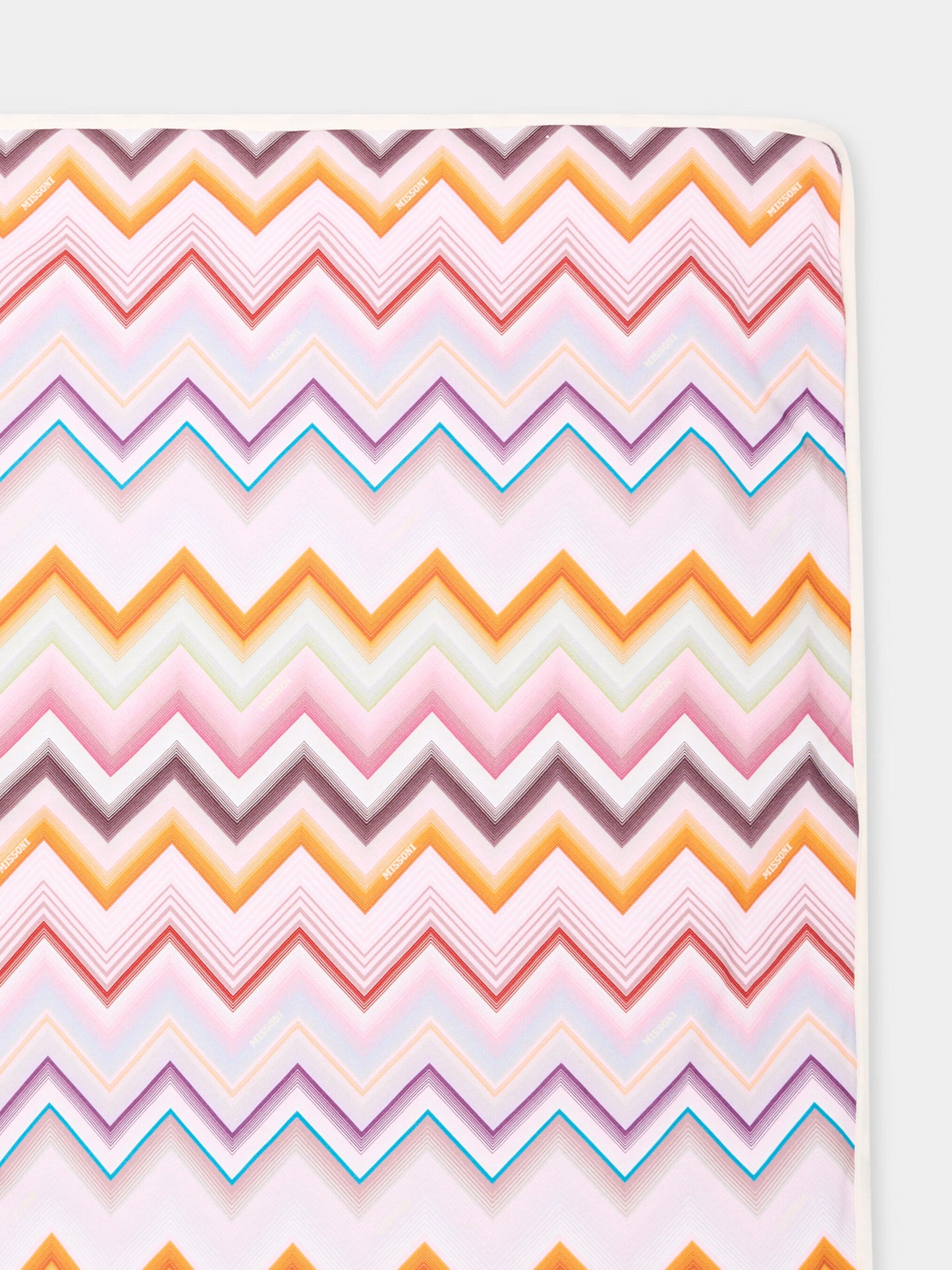 Coperta multicolor per neonata con chevron,Missoni,MZ0010 Z4076 999