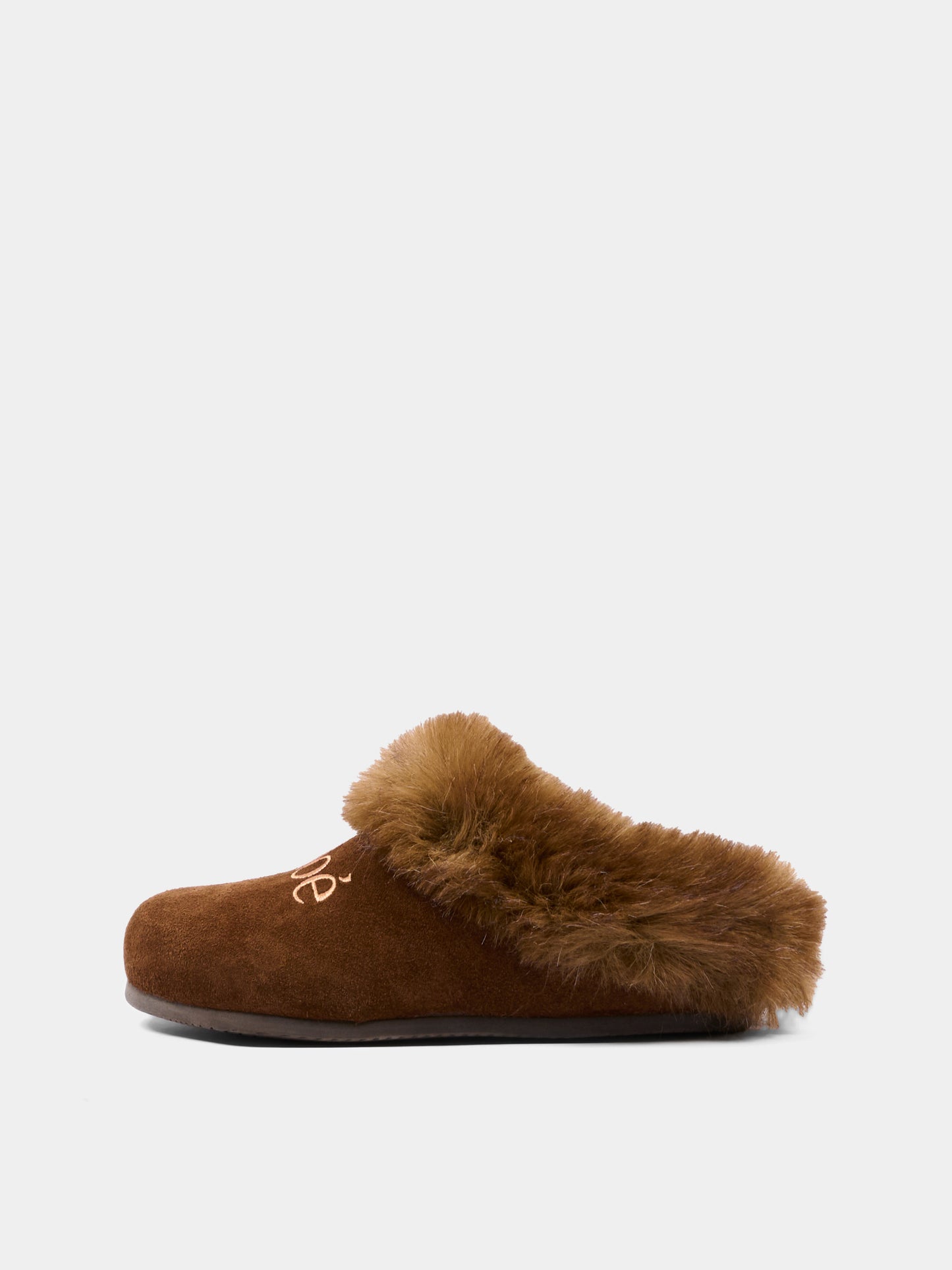 Sabot marroni per bambina con logo,Chloé Kids,C21333 31F
