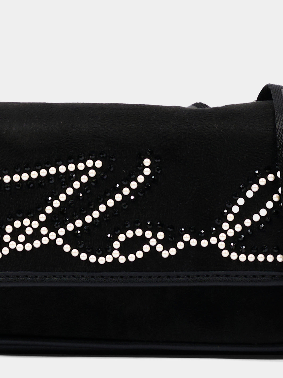 Borsa nera per bambina con logo,Karl Lagerfeld Kids,Z31437 09B