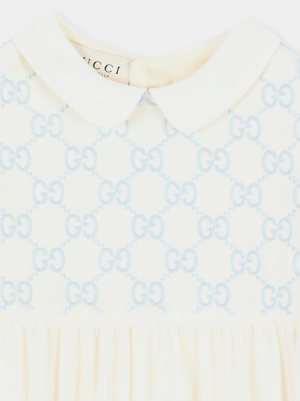 Pagliaccetto avorio per neonato GG,Gucci Kids,866487 ZAI9G 9128
