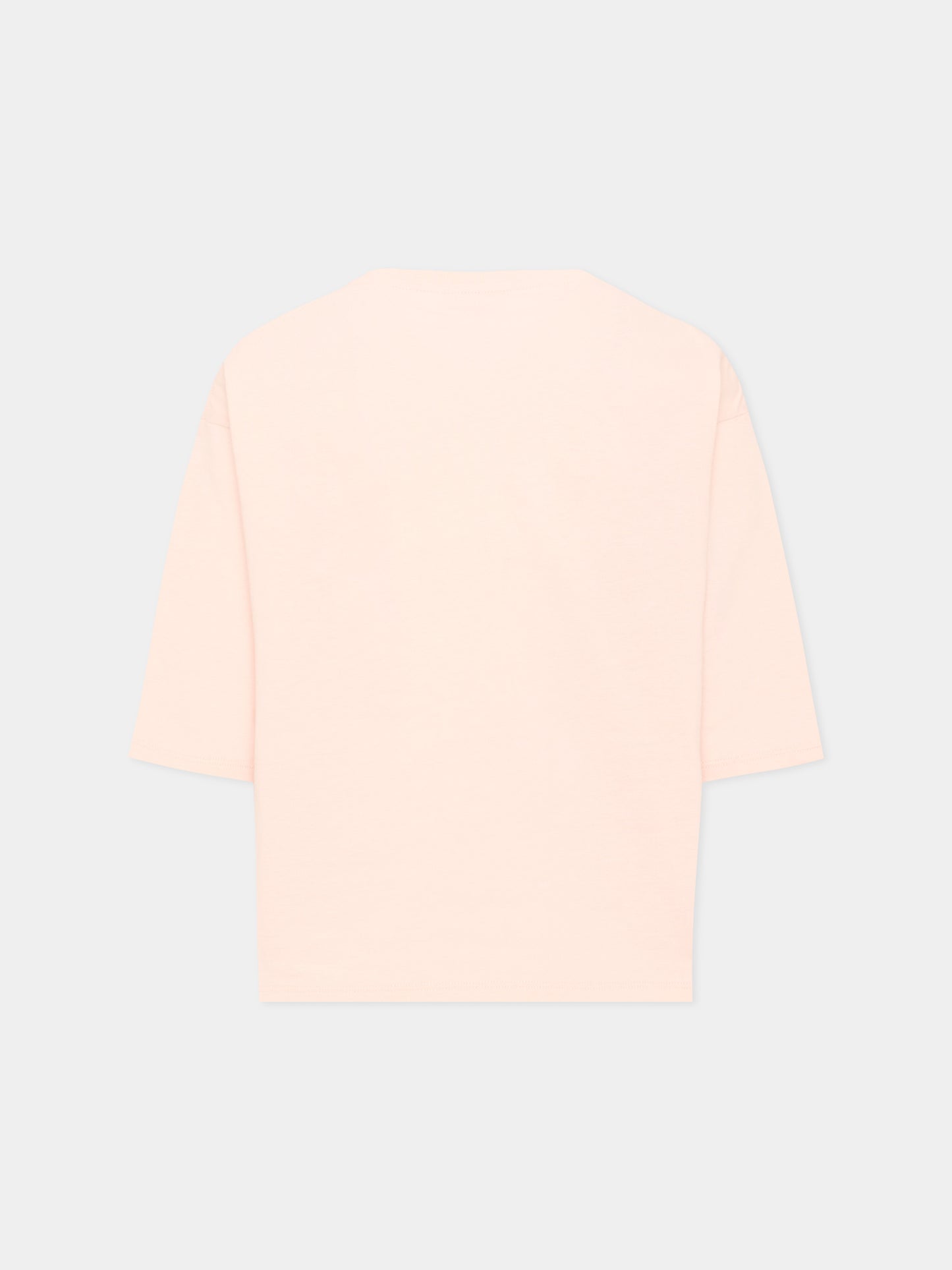 T-shirt a manica lunga rosa per bambina logo,Gucci Kids,868058 XJHYW 6341