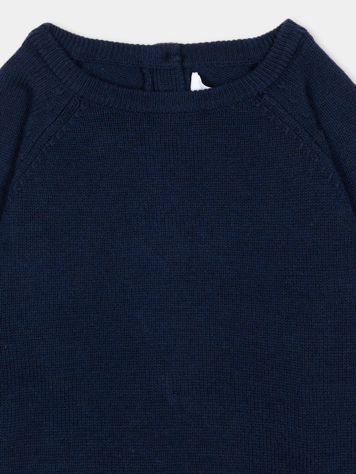 Maglione blu per neonato in tricot,Mayoral,351 032