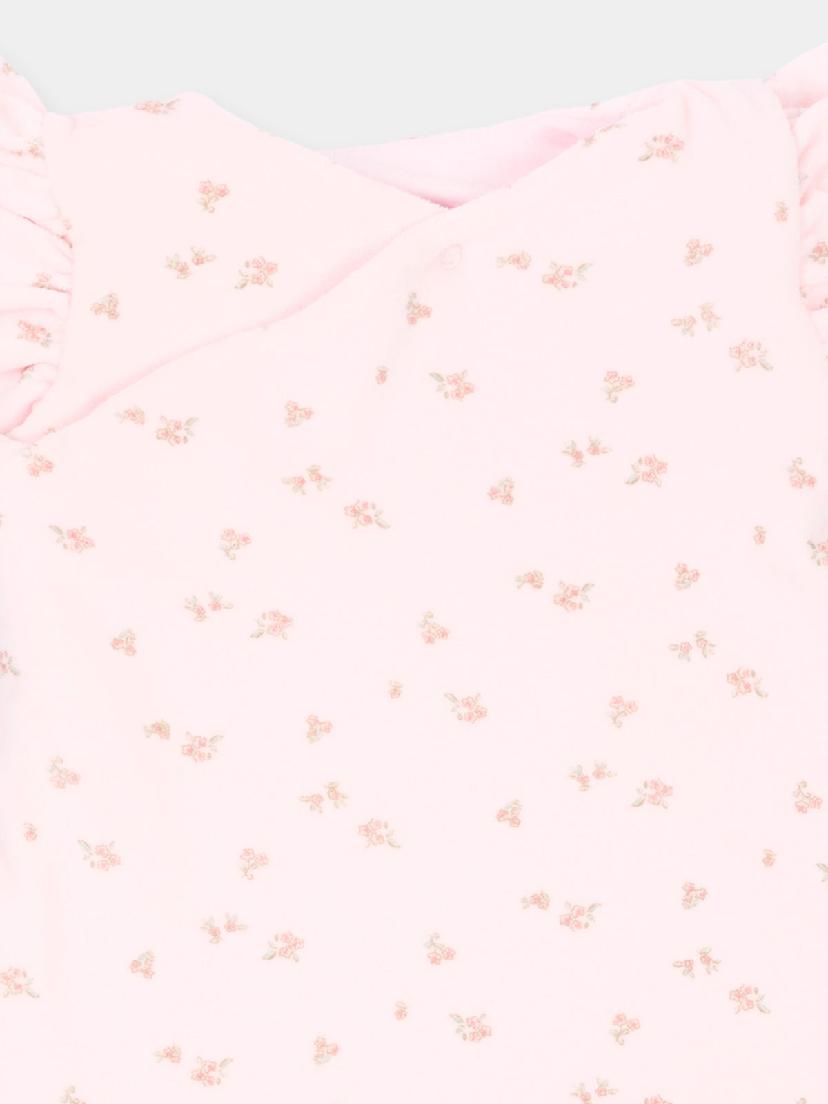 Sacco nanna rosa per neonata con fiori,Petit Bateau,A0GAI 01