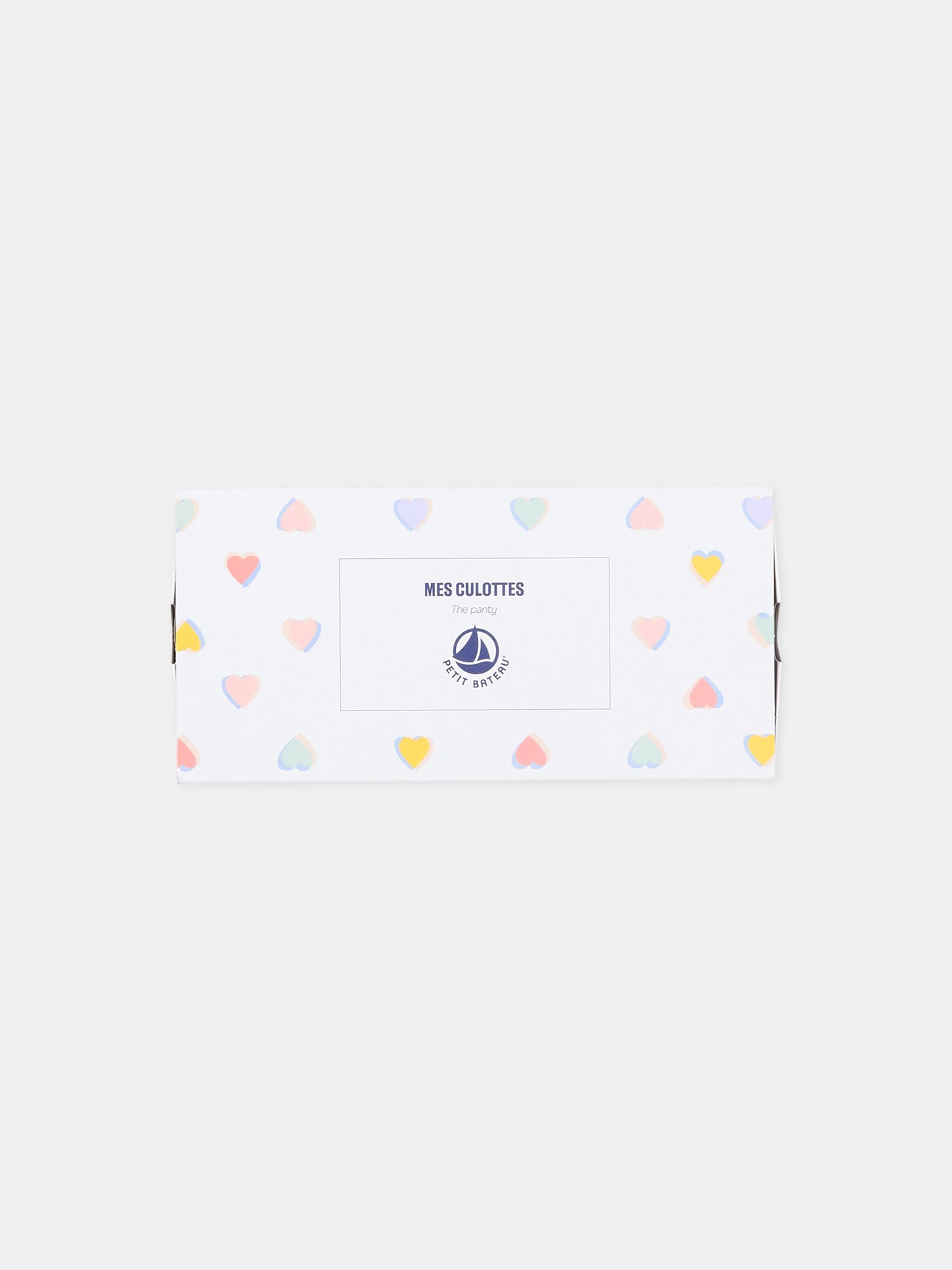 Slip multicolor per bambina con cuori,Petit Bateau,A0GNA 00