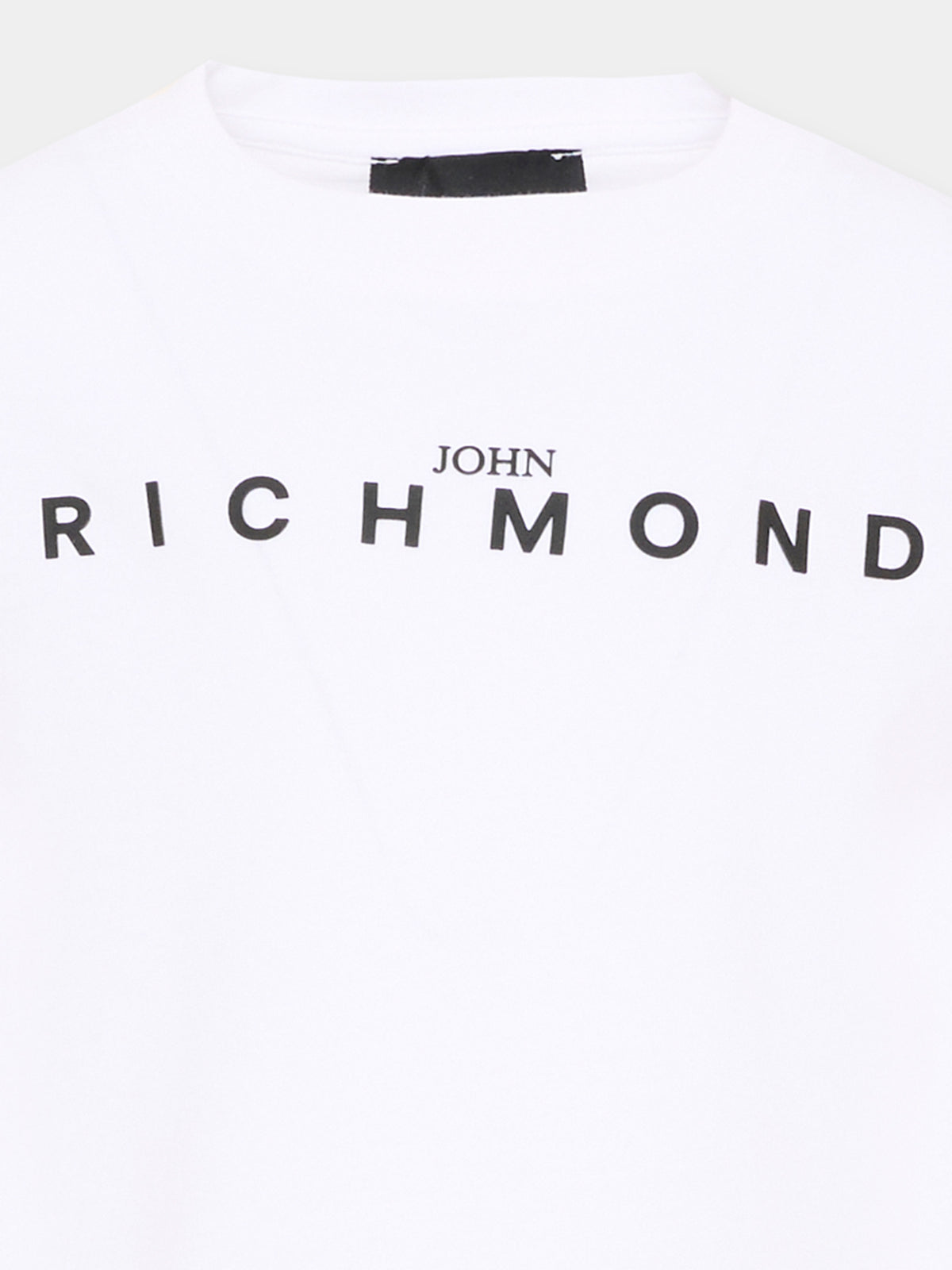 T-shirt bianca per bambini con logo,Richmond,RBA26009TS WHITE WHITE