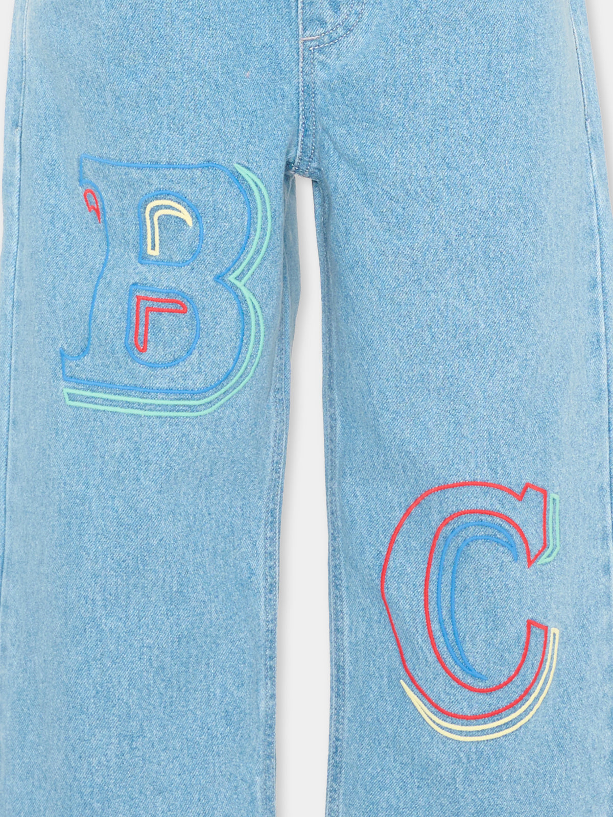 Jeans denim per bambino con ricamo,Bobo Choses,B226AC120