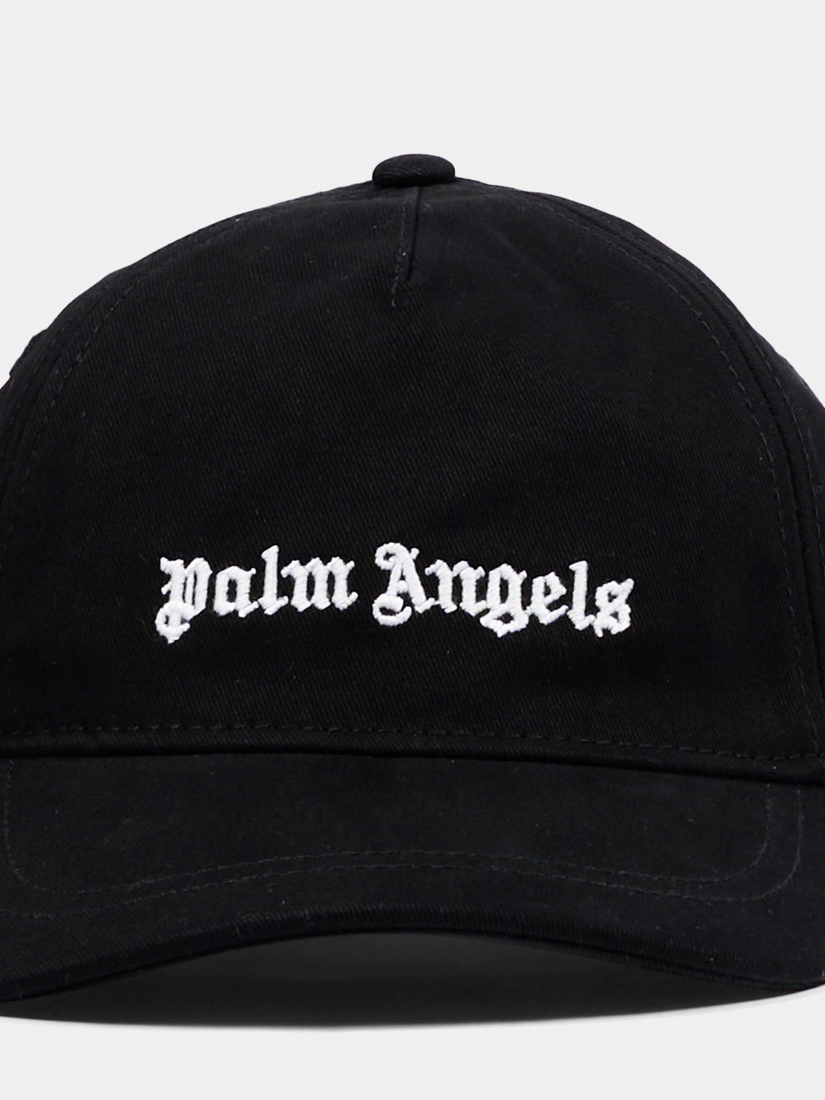 Cappello nero per bambini con logo,Palm Angels,F6PAJBBC223 110