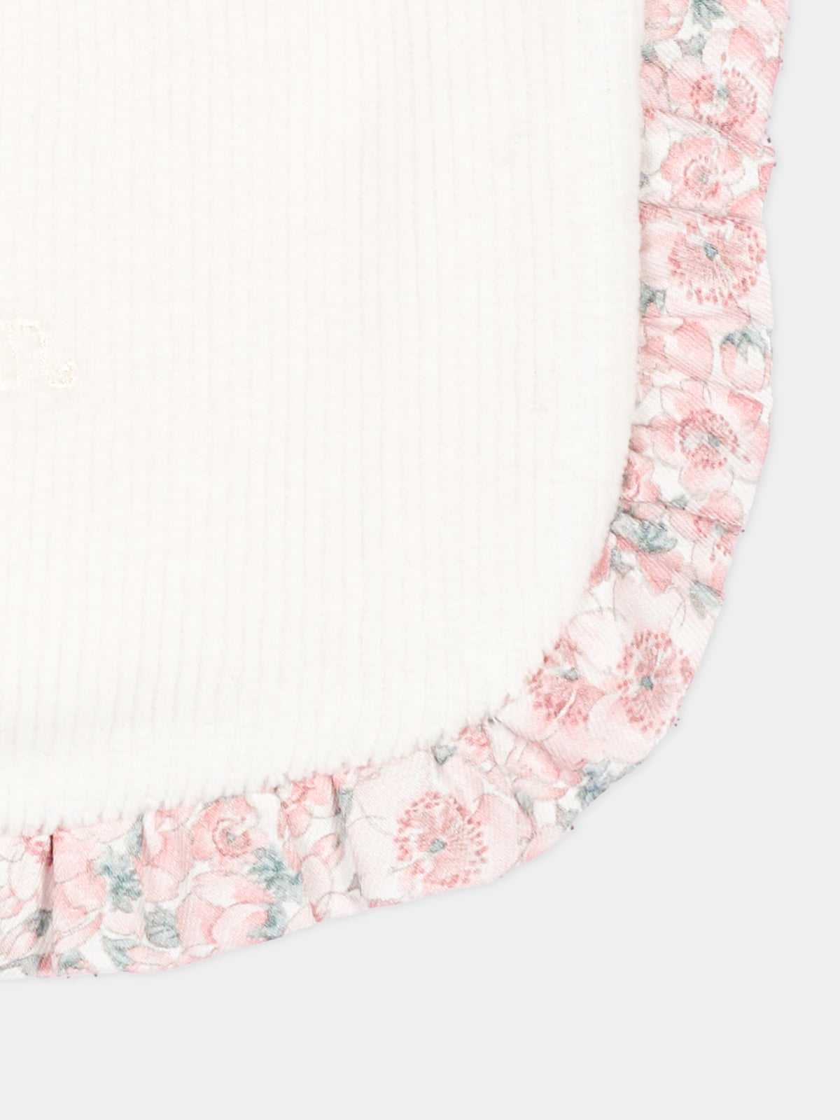 Set tutina avorio per neonati con ricamo,Roberto Cavalli Kids,CLA26030TU AVORIO_C.C