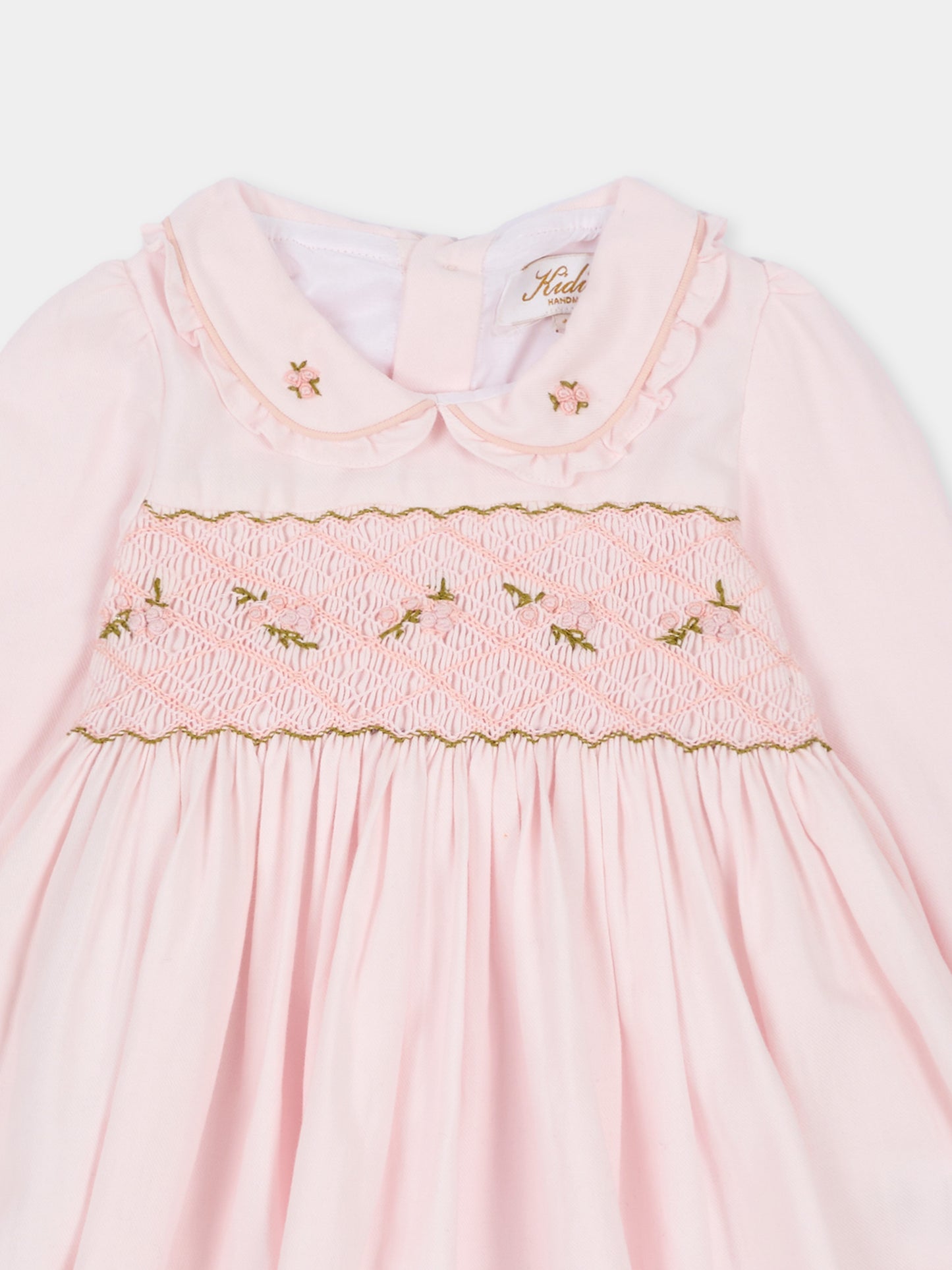 Abito elegante rosa per neonata,Kidiwi Handmade,37051 TU034
