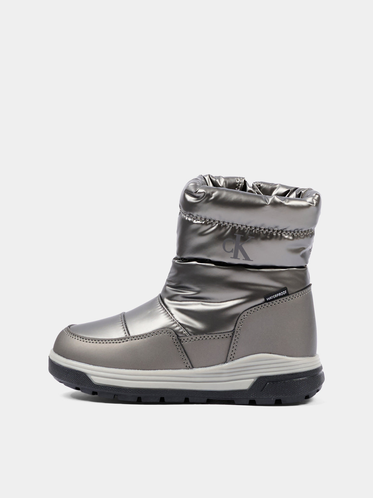 Stivali da neve argento per bambini,Calvin Klein Kids,V3AD 83435 1474909