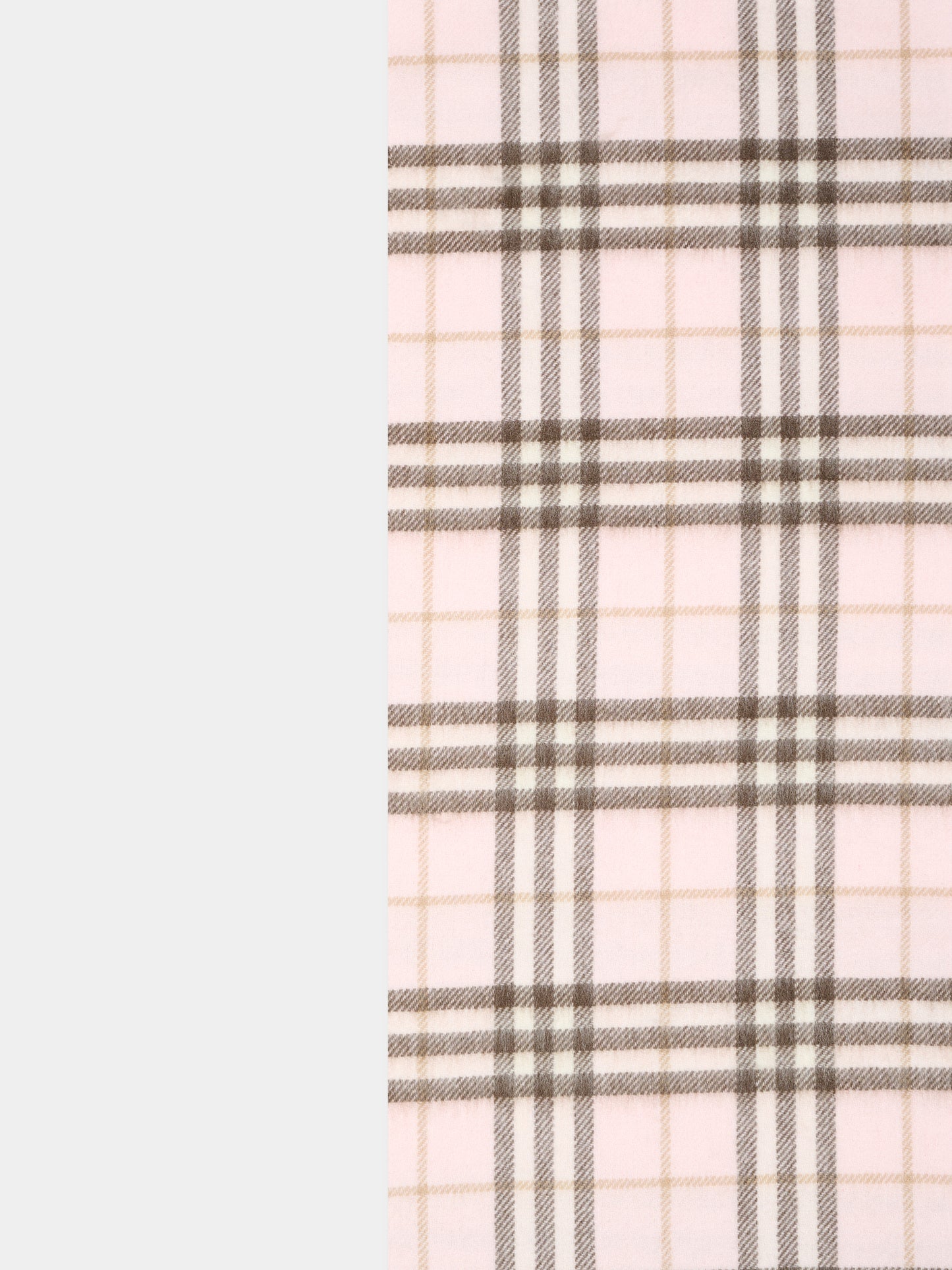 Sciarpa rosa per bambina con check,Burberry Kids,8132638 C2902
