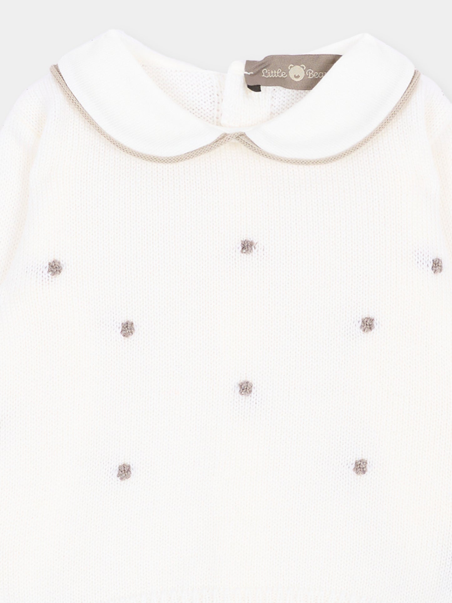 Completo nascita beige per neonato,Little Bear,4109 LATTE/TORTORA
