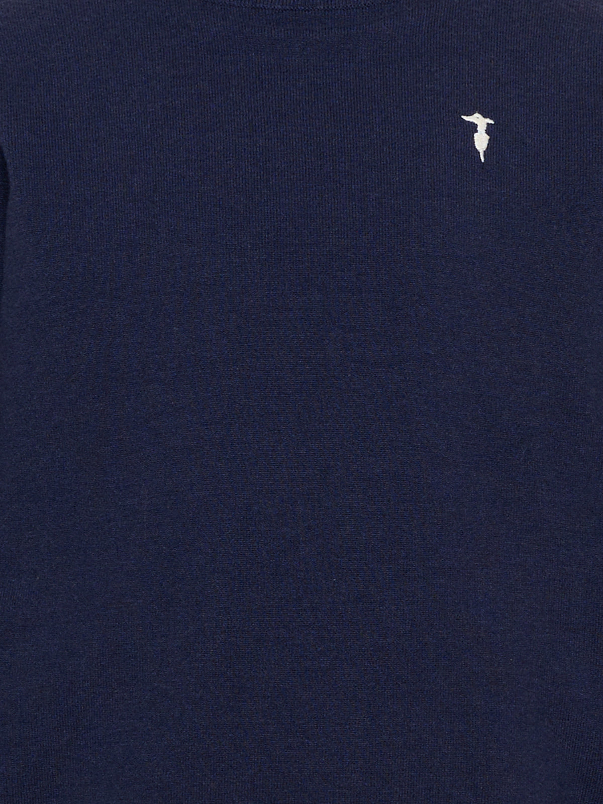 Dolcevita blu per bambino con levriero,Trussardi Junior,TIA26100MA BLUE_NAVAL BLUE NAVAL