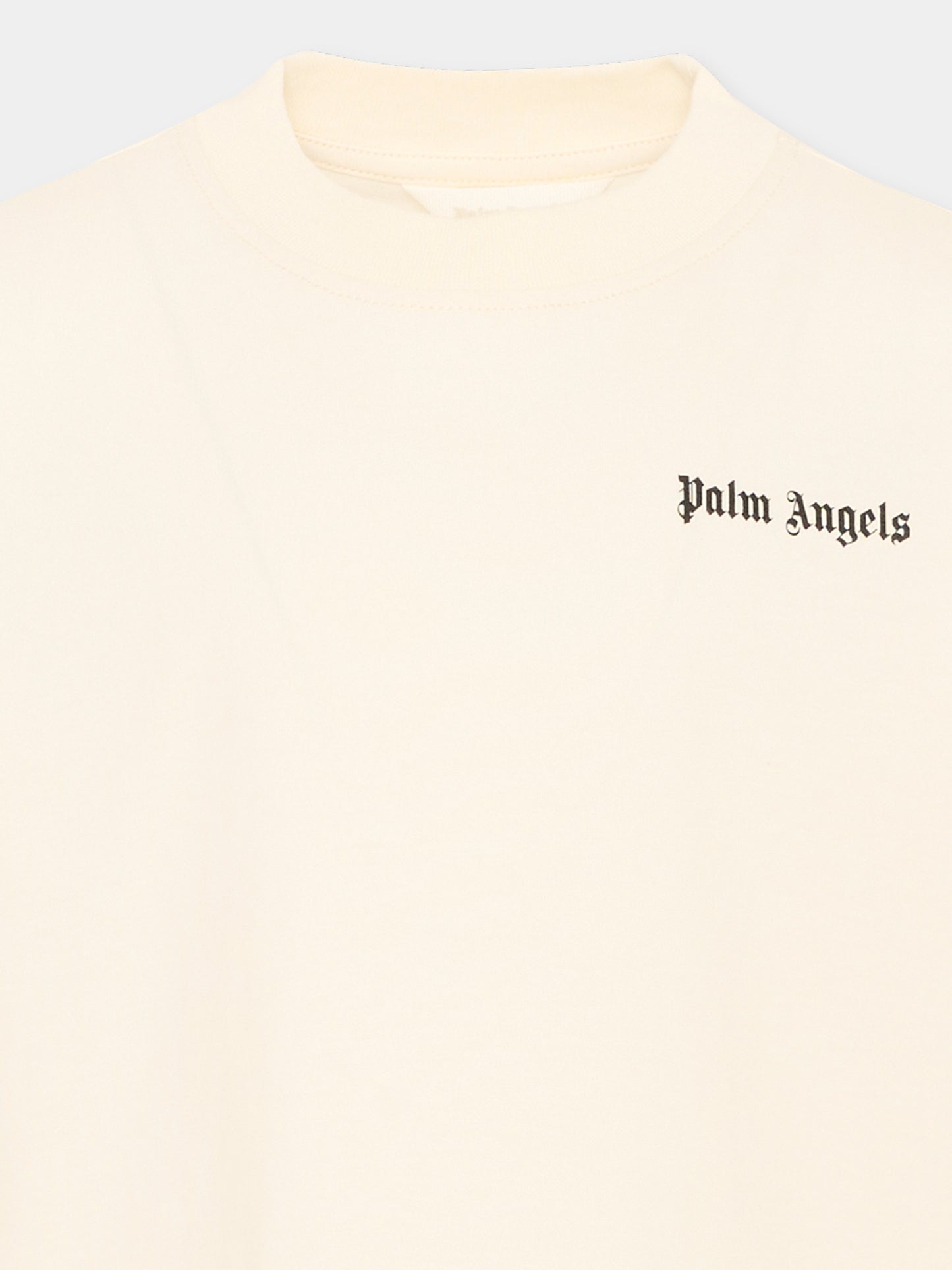 T-Shirt avorio Palm Angels per bambino,Palm Angels,PBAA003S26JER002 002