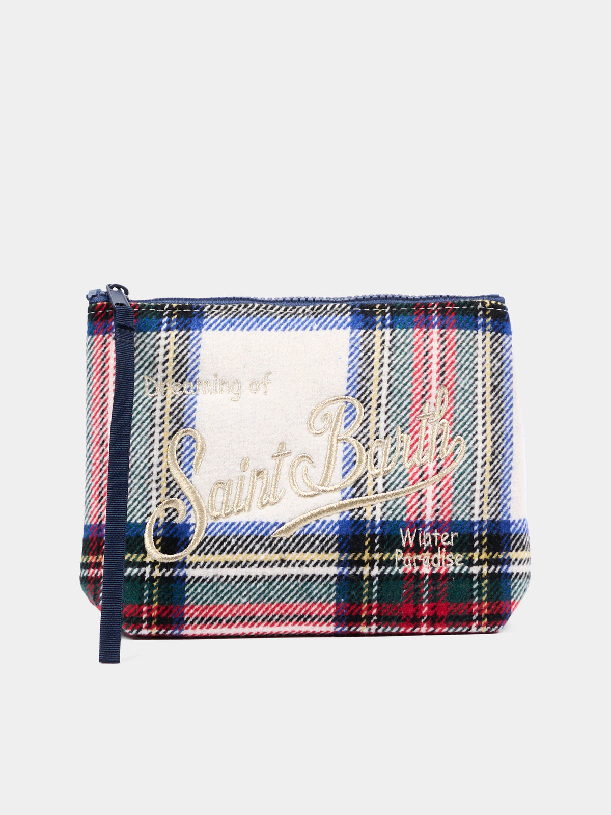 Pochette multicolor per bambina tartan,Mc2 Saint Barth,ALI0022 01816M