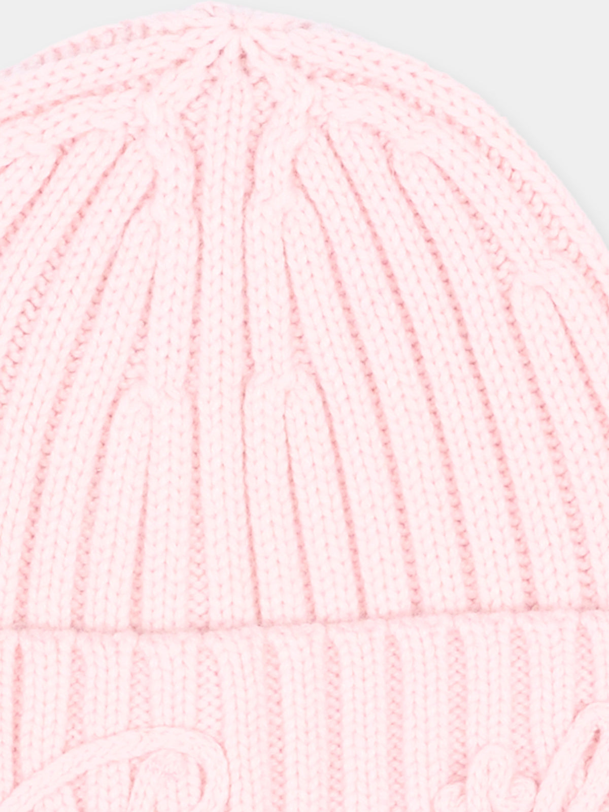Berretto rosa per bambina con logo,Mc2 Saint Barth,WENG032 00006M