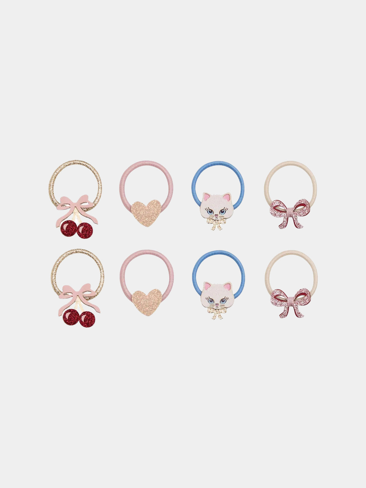 Set elastici multicolor per bambina